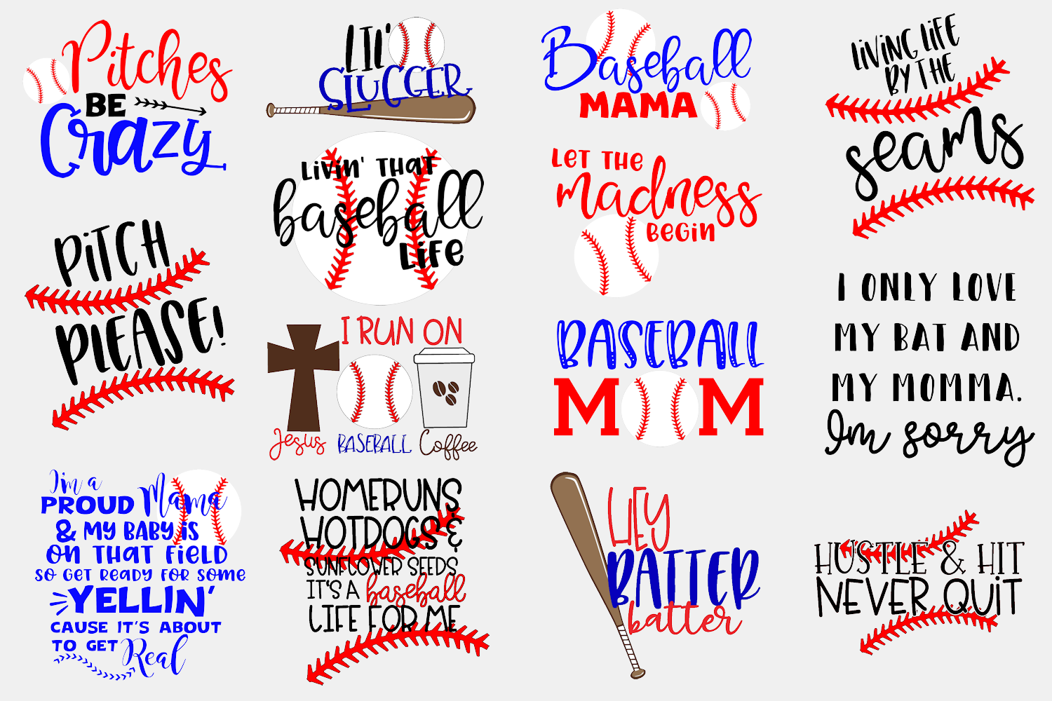 Download Baseball SVG Bundle