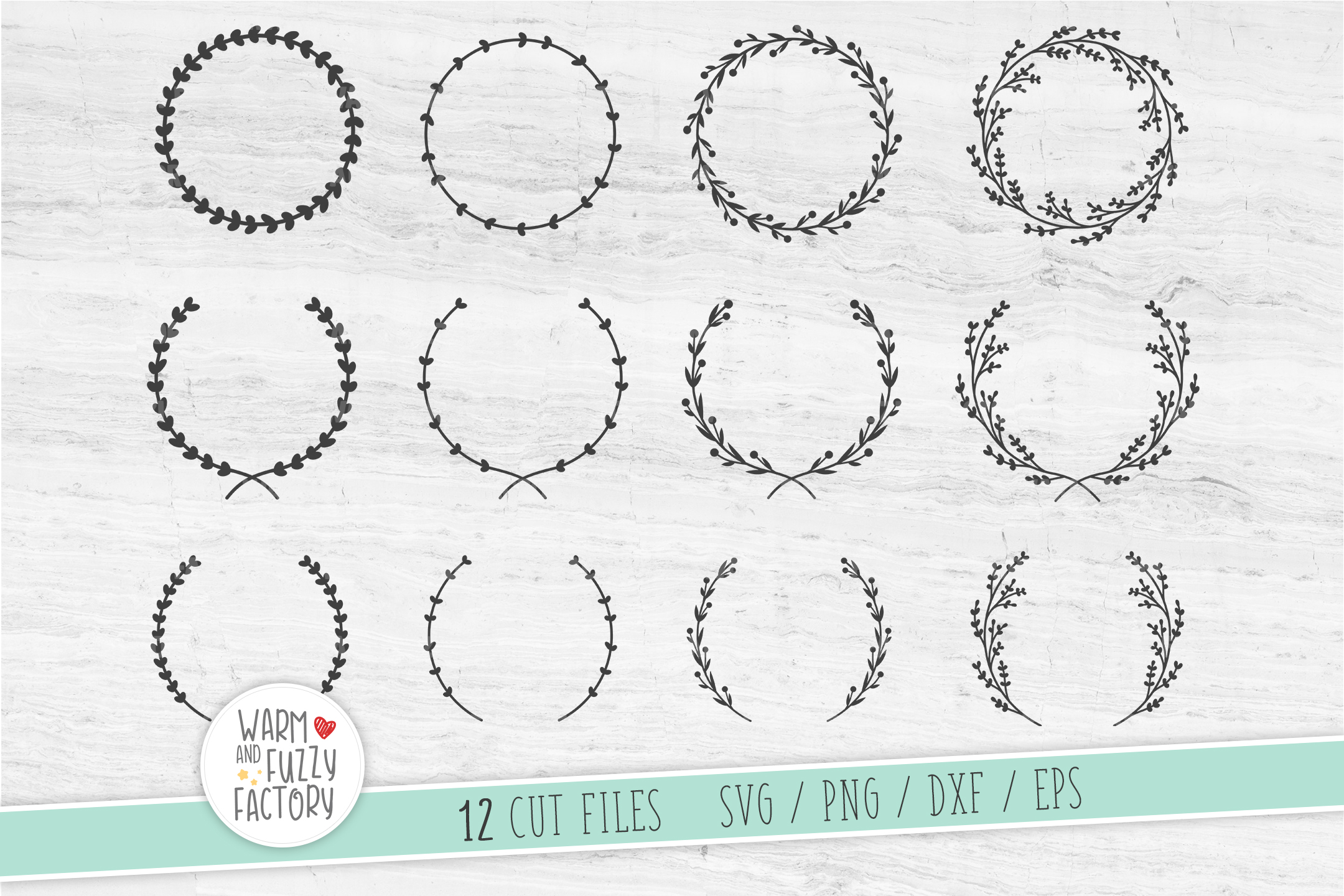 Download Wreath svg, Hand drawn wreath svg, Wreath bundle svg ...