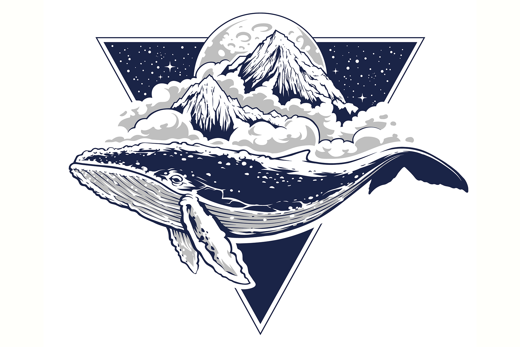 Whale Vector Art