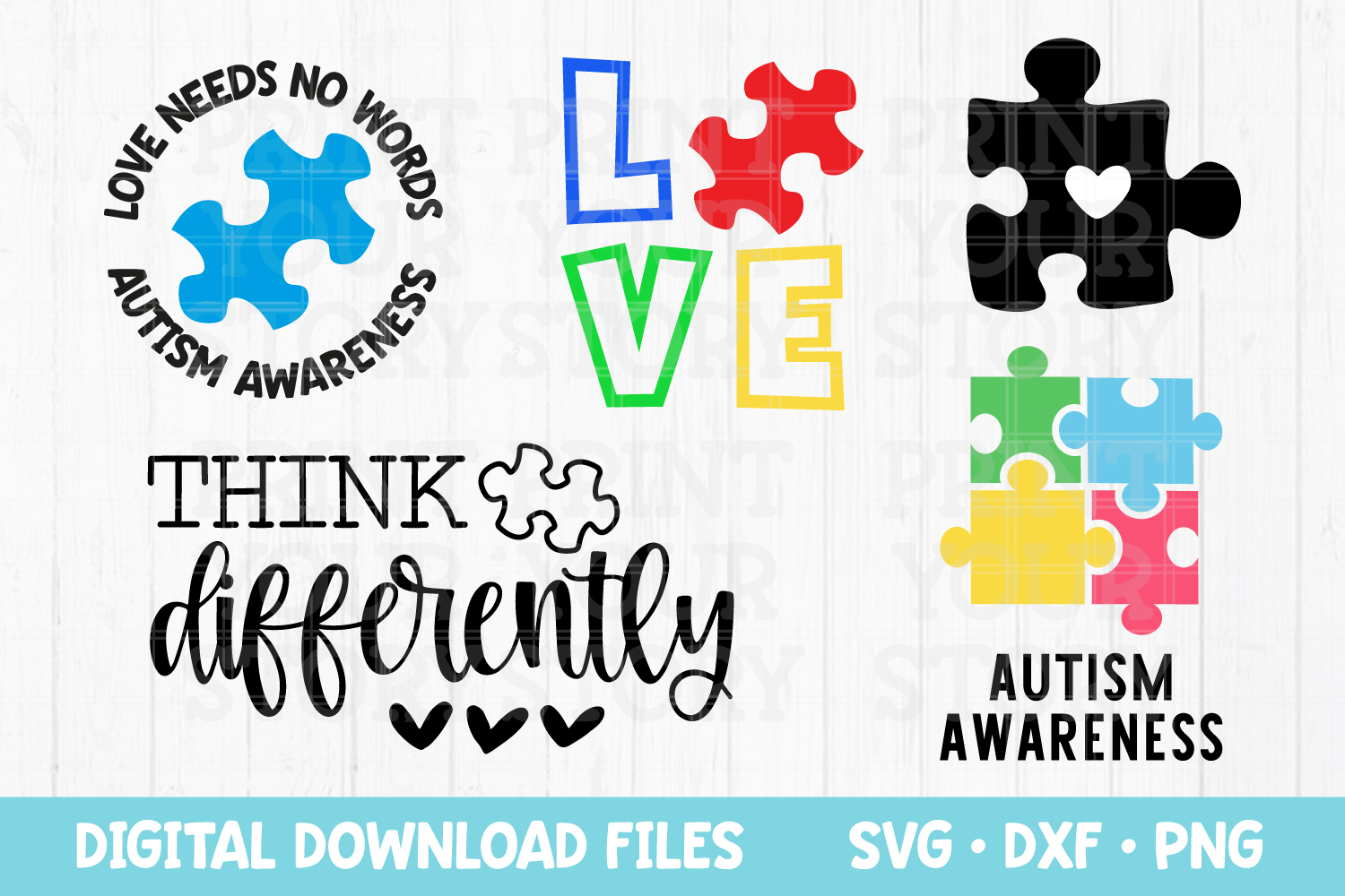 Download Autism SVG bundle for Cricut, Autism Puzzle Piece Design (443559) | Cut Files | Design Bundles