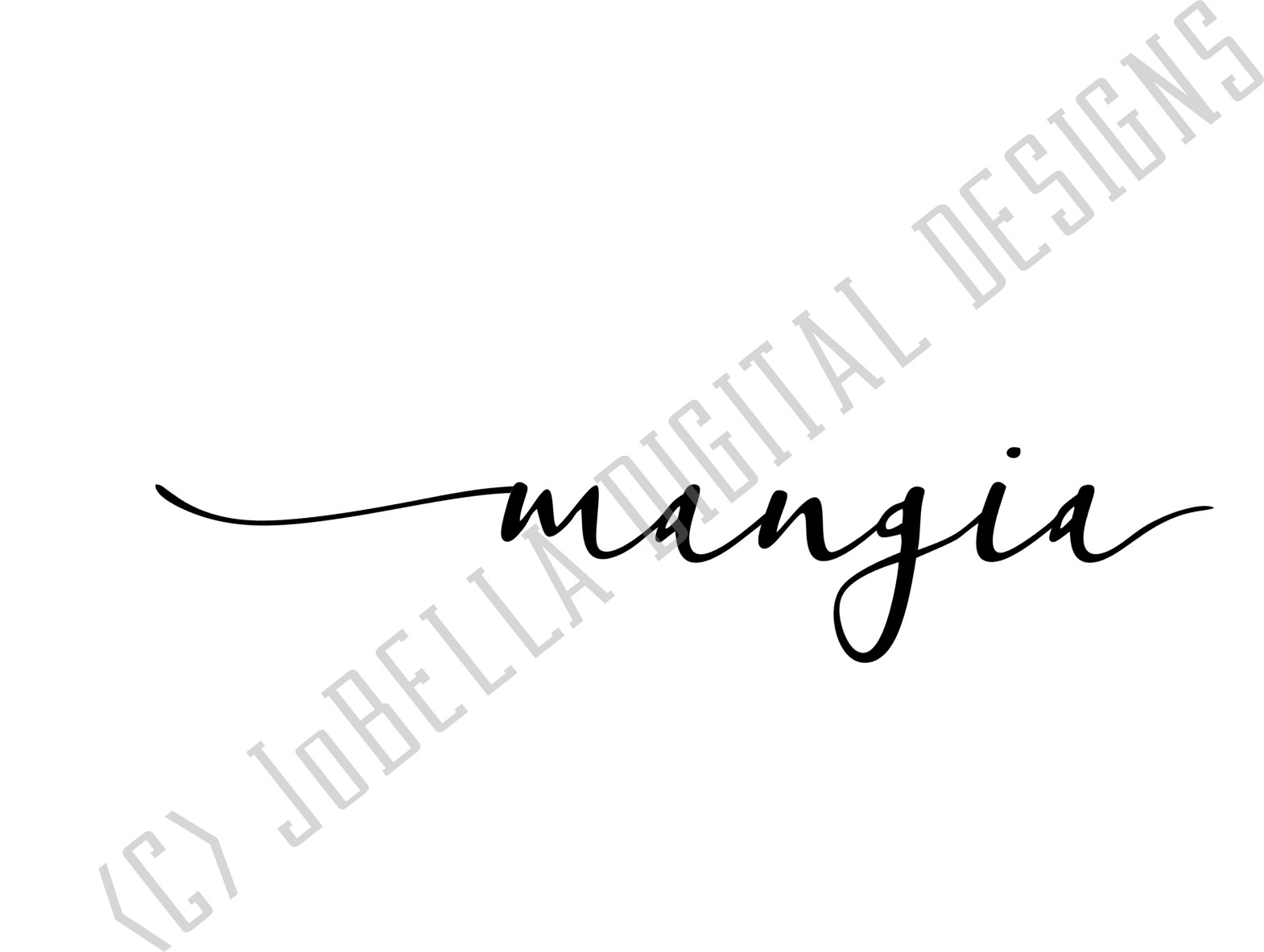 Mangia SVG, Sublimation &amp; Printable Kitchen Farmhouse Design