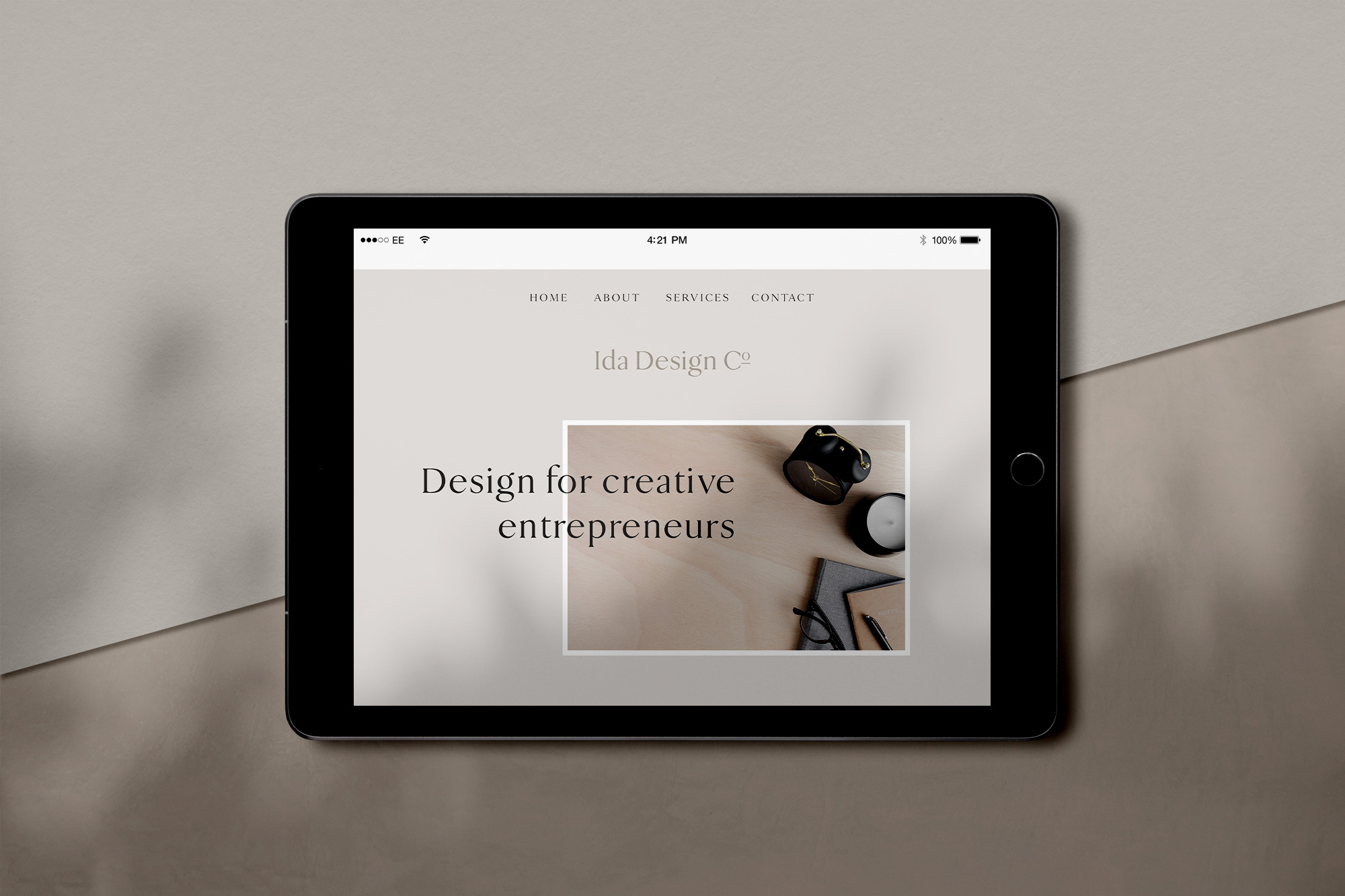 Ida - iPad Mockup Scene Creator