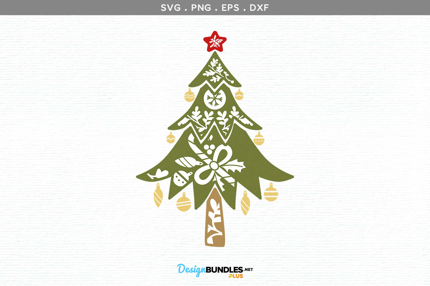 Christmas tree - svg, printable