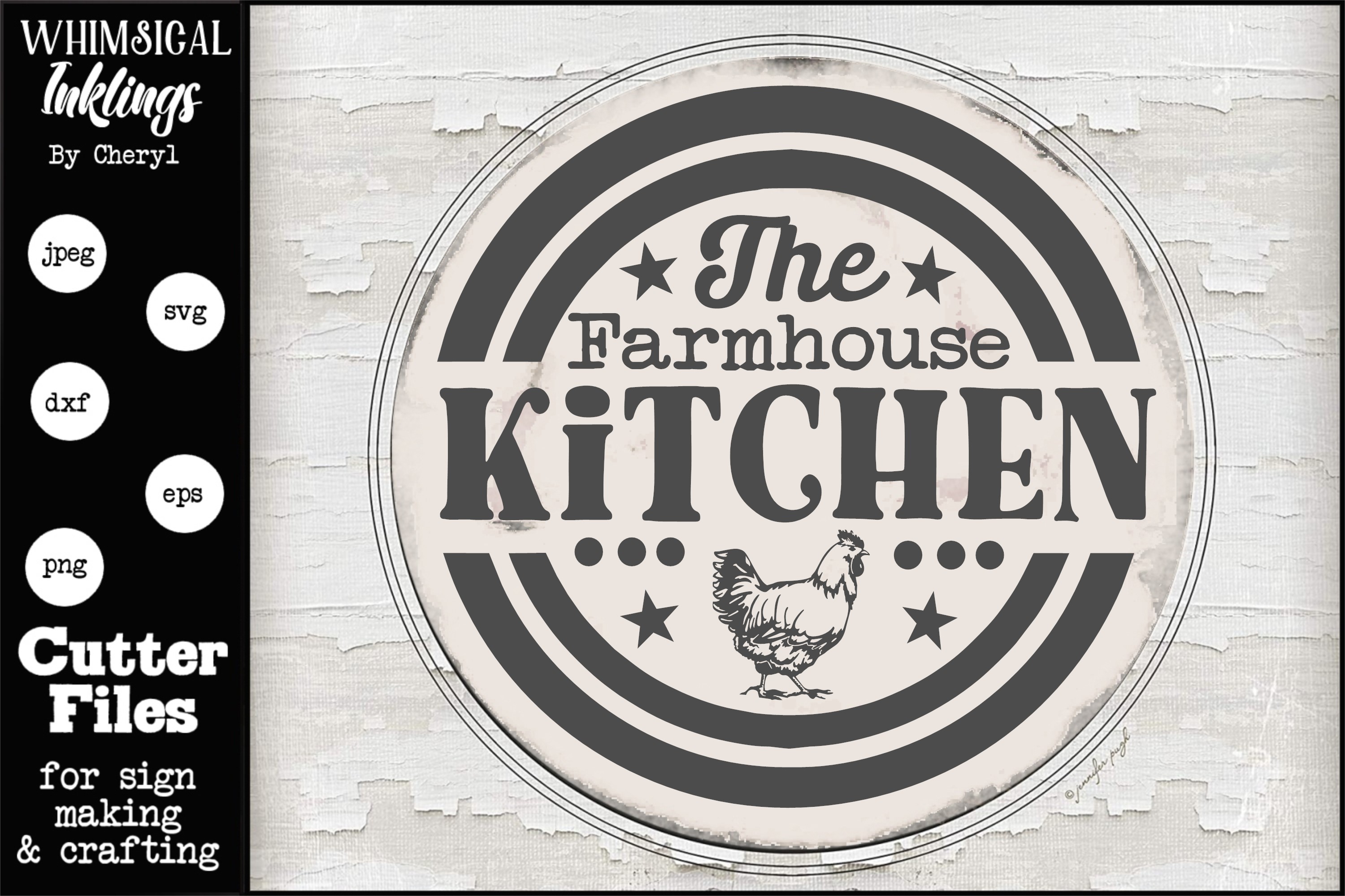 Download The Farmhouse Kitchen Round Svg