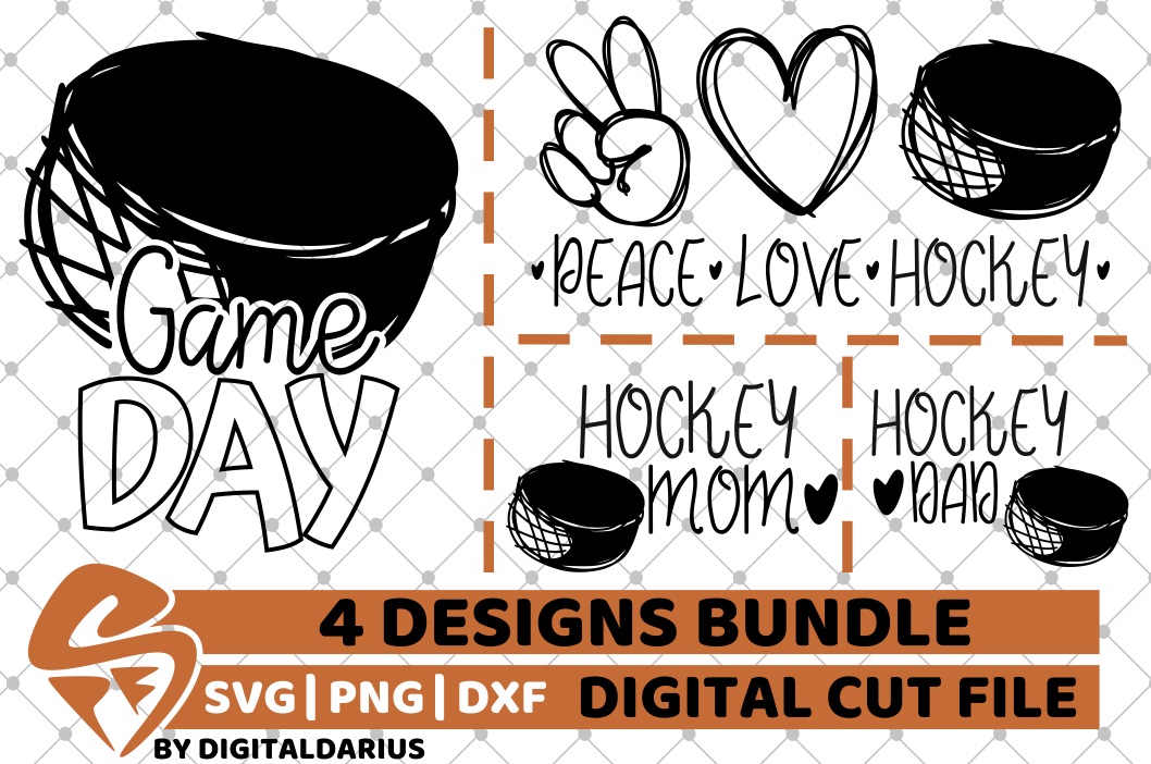 Download 4x Hockey Designs Bundle svg, Hockey Mom svg, Love Hockey ...
