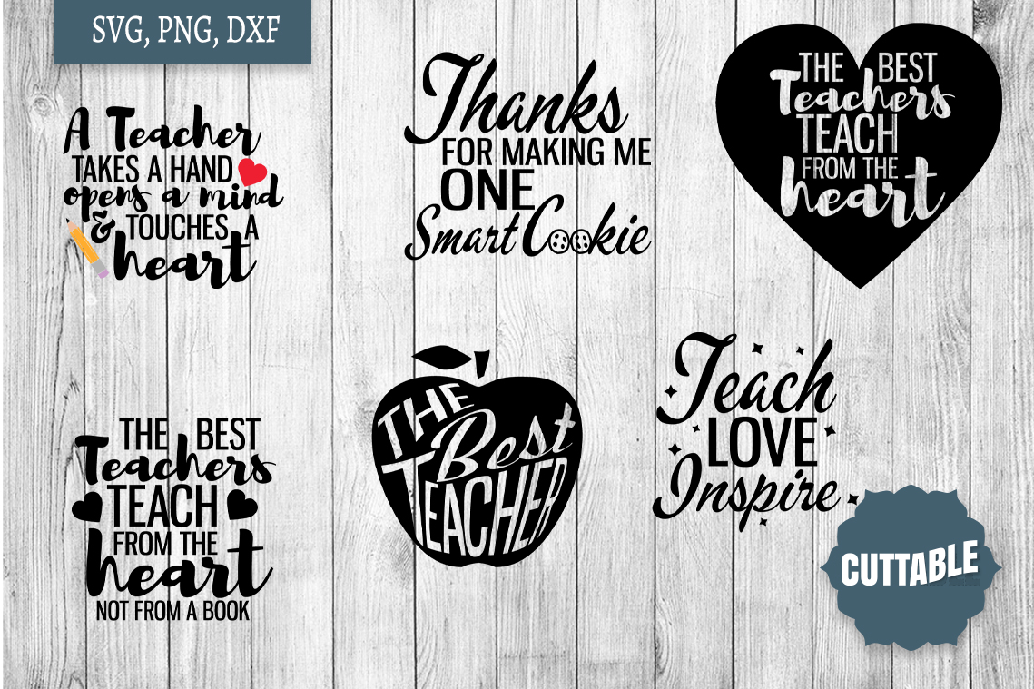 Download Teacher SVG bundle, Teach quote cut file, Best Teacher SVGs