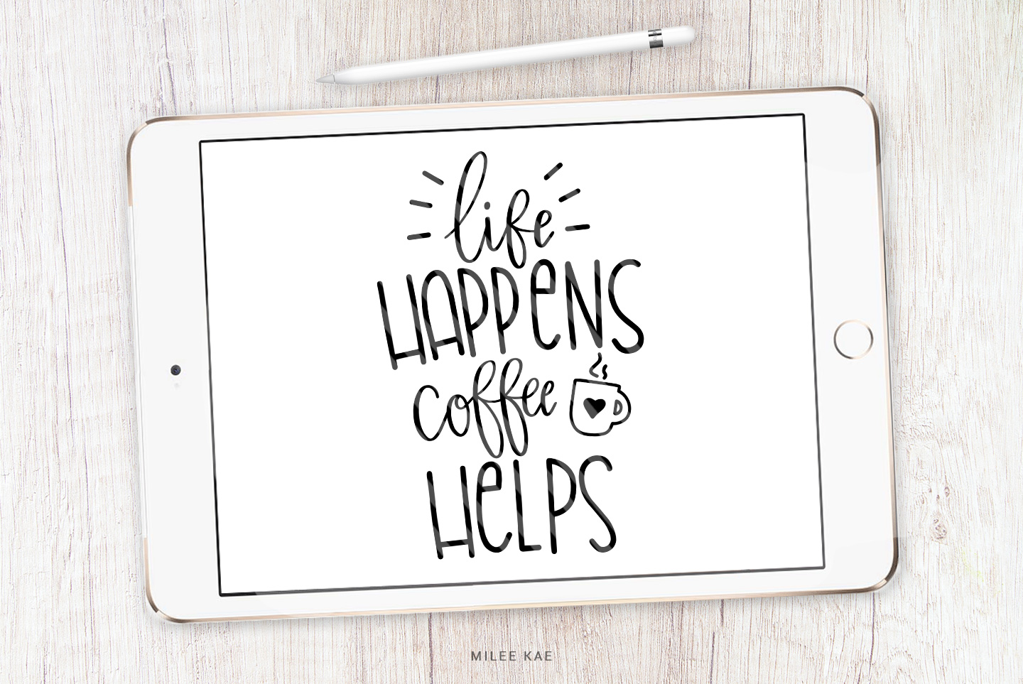 Download Coffee Quote SVG, Cutting file, Decal (63025) | SVGs | Design Bundles