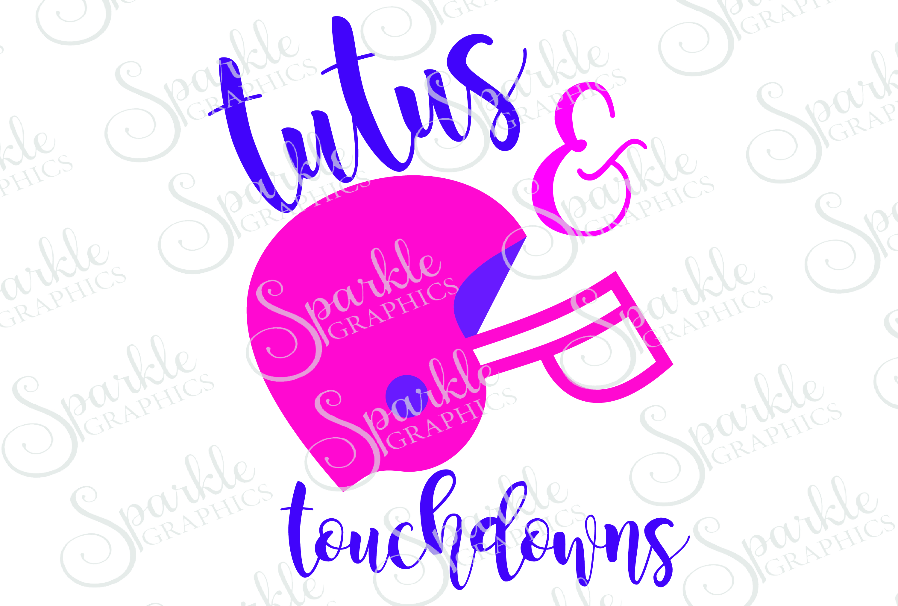 Tutus &amp; Touchdowns File Set | SVG, EPS, DXF, PNG (37466) | SVGs ...