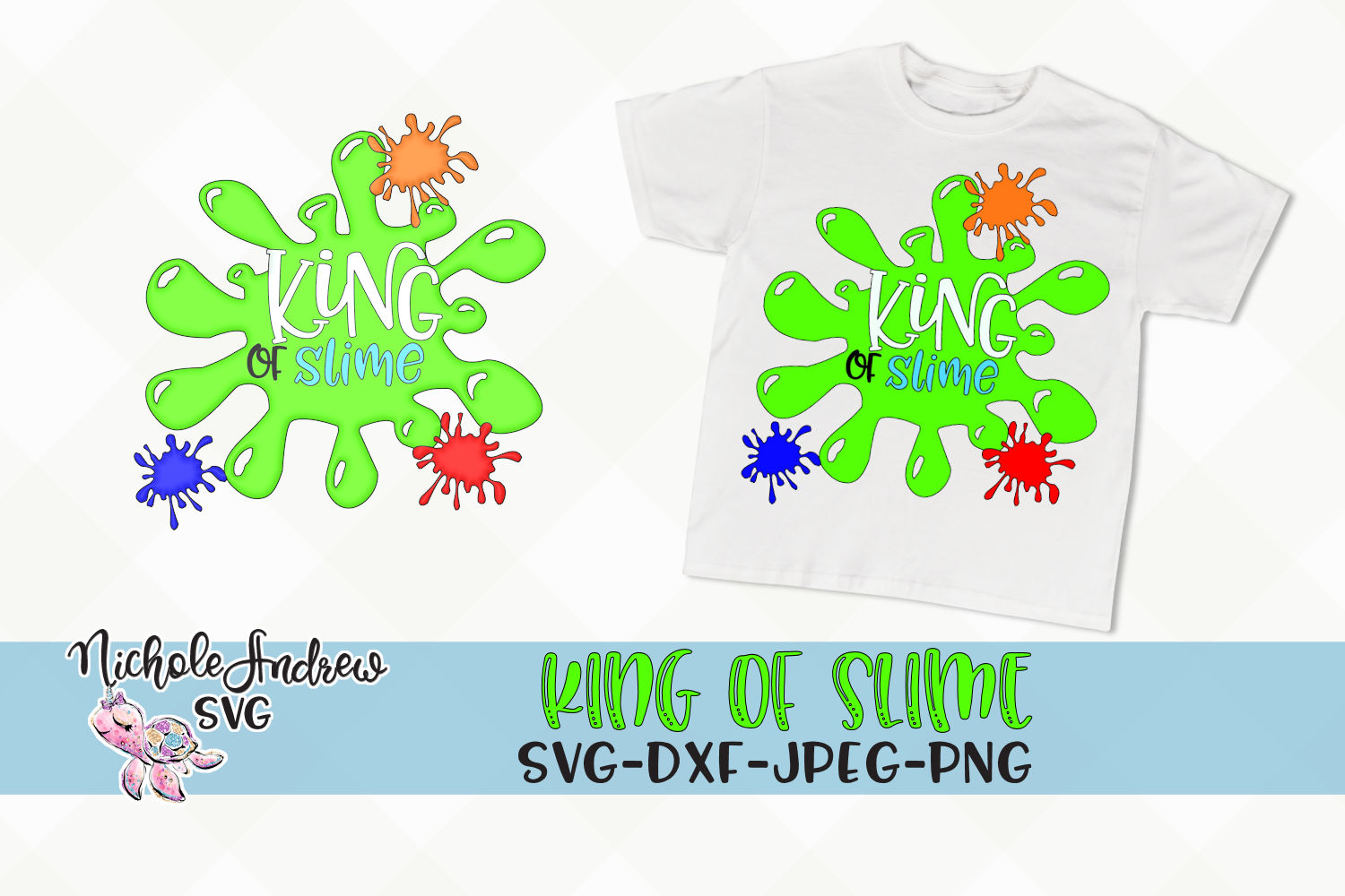 King of slime, King of slime SVG, SVG, JPEG, DXF, PNG (106841) | SVGs ...