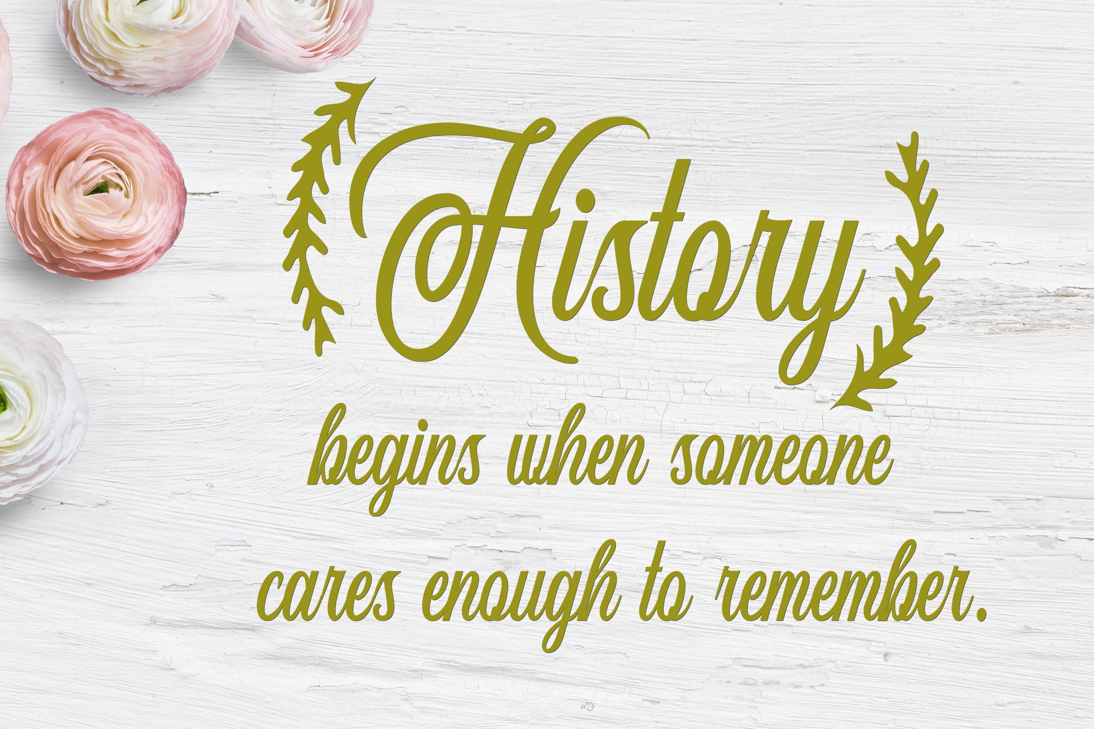 Download History Begins When svg, Family tree wall decal cut file
