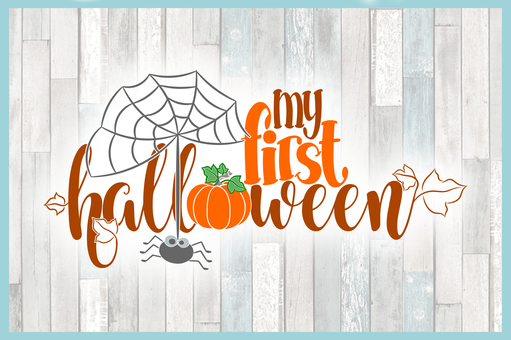 Baby's First Halloween Holiday SVG DXF EPS PNG files (120207) | SVGs