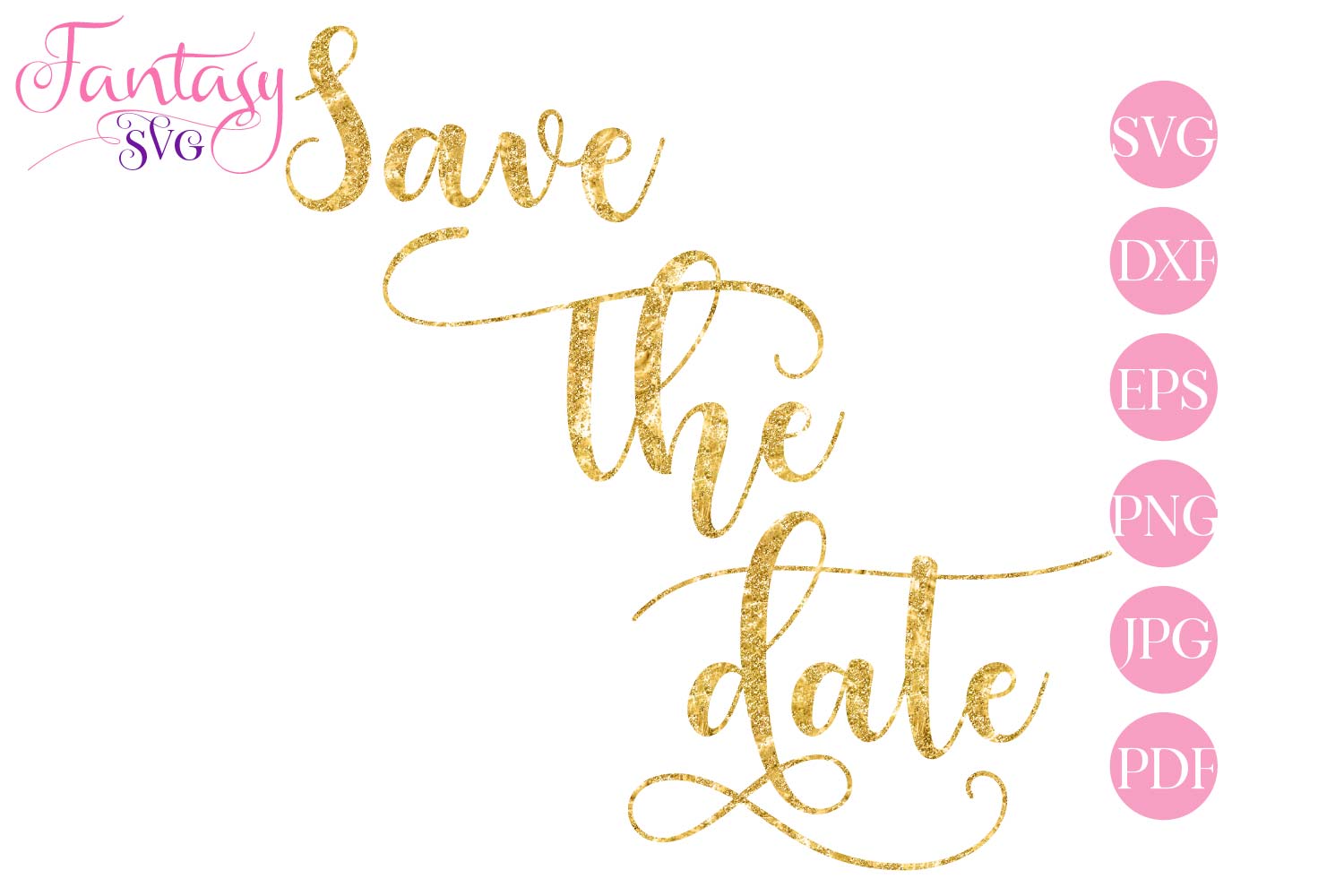 Download Save the date svg cut file for silhouette and cricut