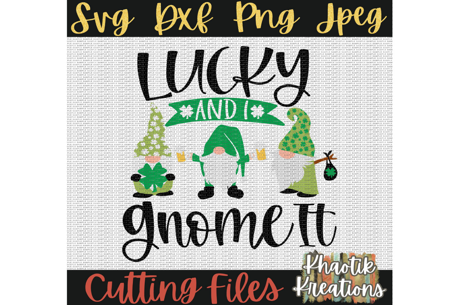Download Lucky and I Gnome it Svg, St Patricks Day Gnomes, Gnomes