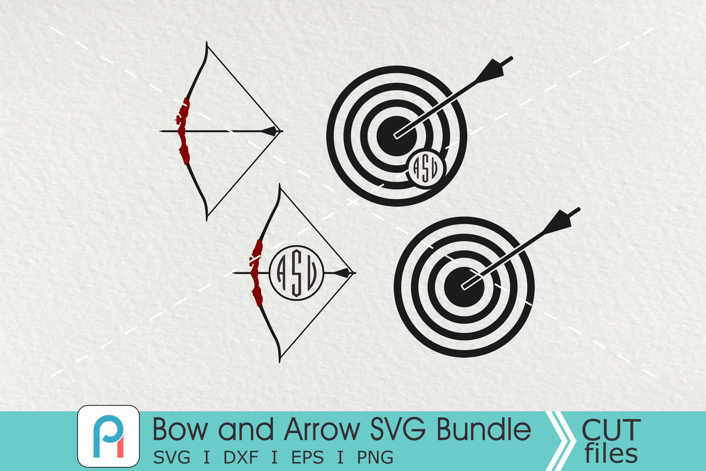 Download Bow and Arrow Svg, Archery Svg, Bow Svg, Arrow Svg (287958) | SVGs | Design Bundles