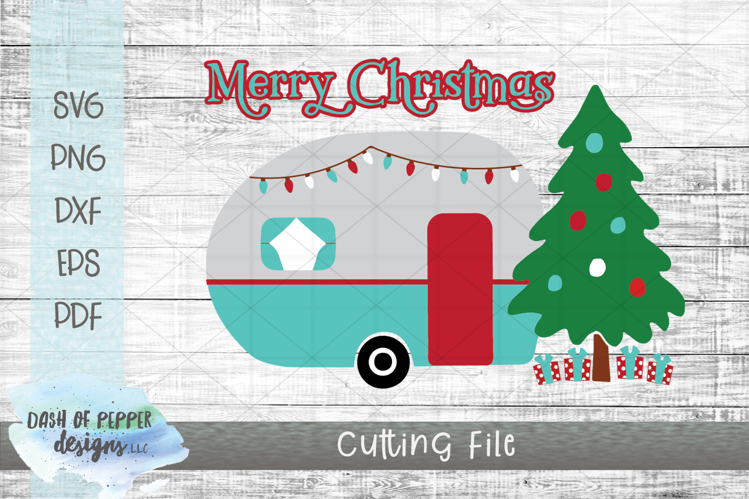 Download Christmas Camper SVG Cutting File (146164) | SVGs | Design ...