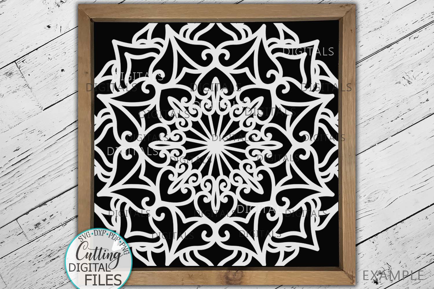 Download Square mandala sign tile style home farmhouse svg cut out ...