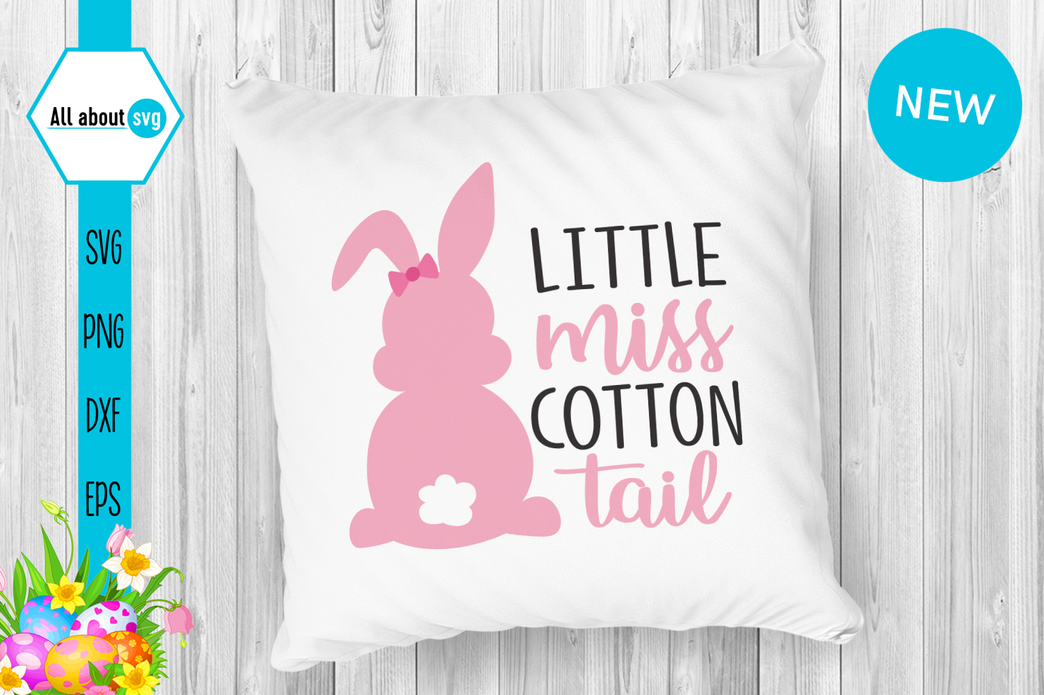 Download Little Miss Cotton Tail, Bunny Svg