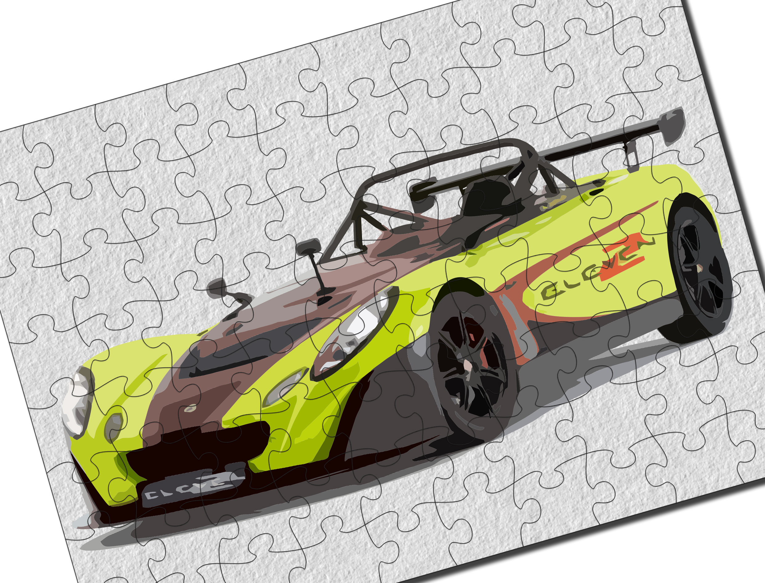 Puzzle 80 pieces template SVG PNG cutting file for Laser, Cricut