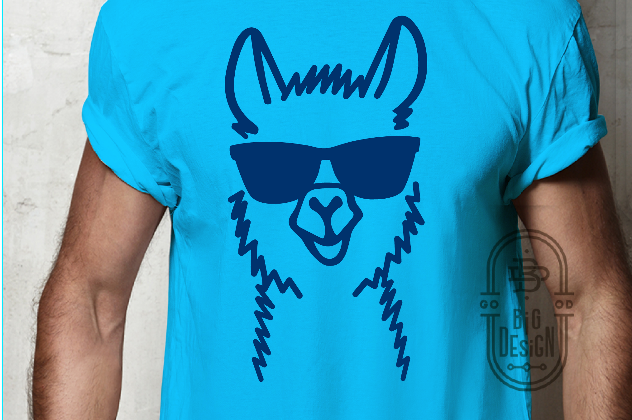 Download LLAMA SVG CUT FILE - Lama Head Svg Illustration & sunglasses