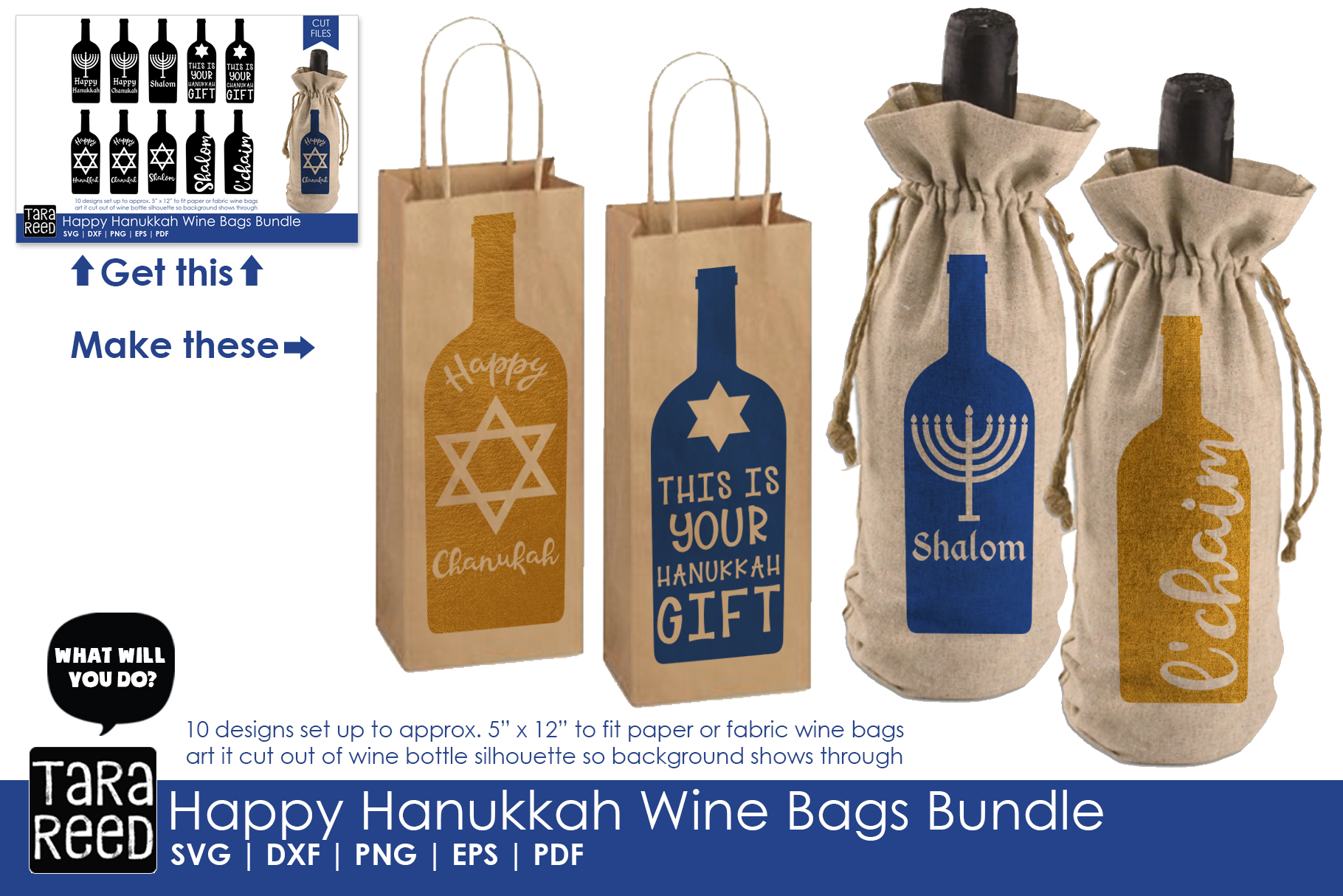 Download Hanukkah / Chanukah MEGA Bundle - SVG Files for Crafters (147946) | Cut Files | Design Bundles