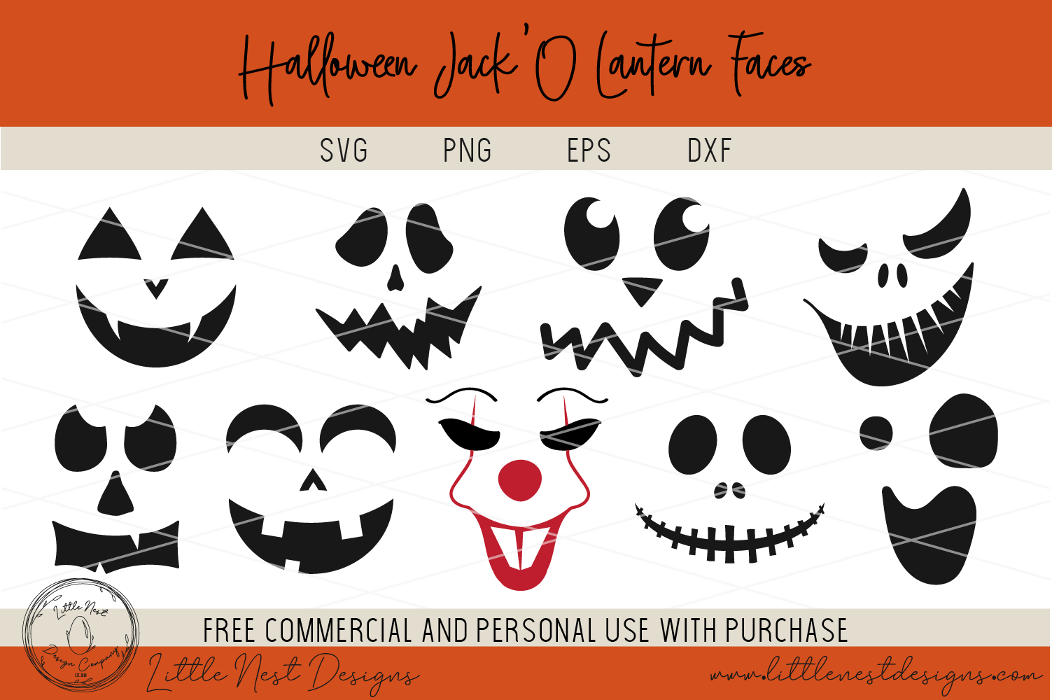 jack o lantern face svg free