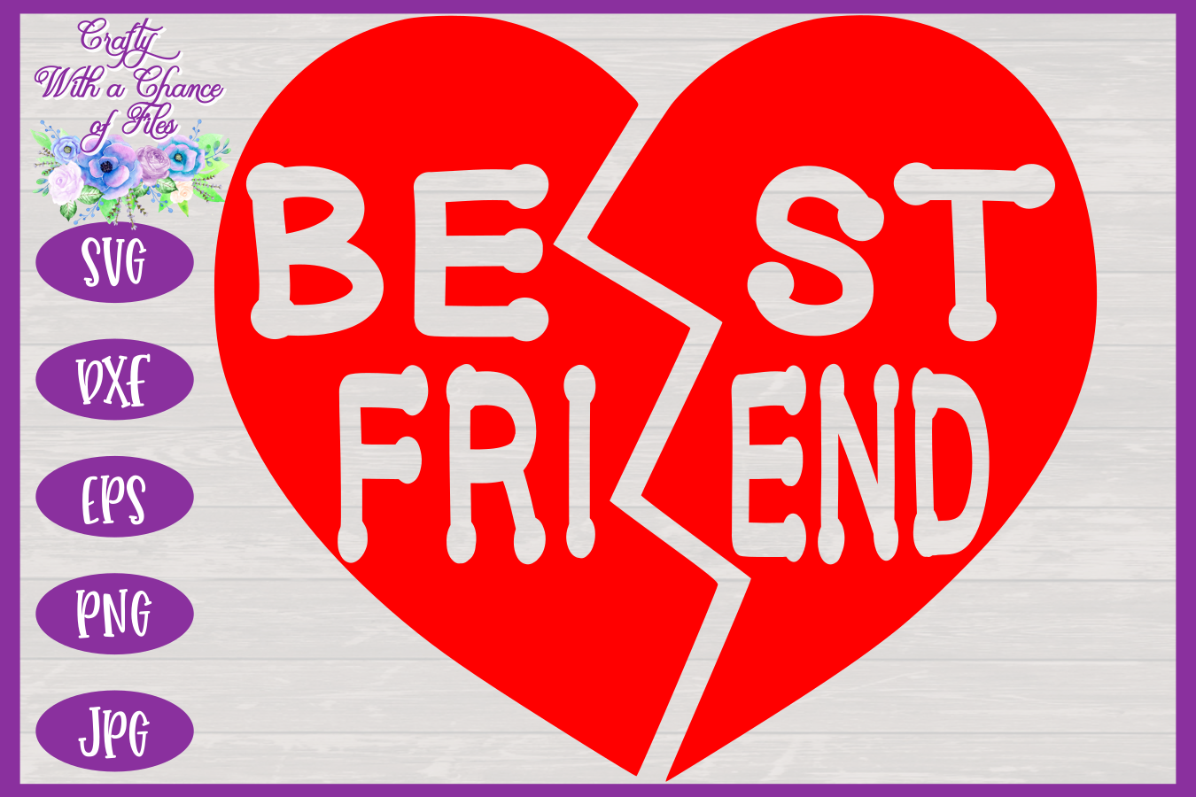 Download Best Friend Heart SVG - Sibling Shirt Design (191945 ...