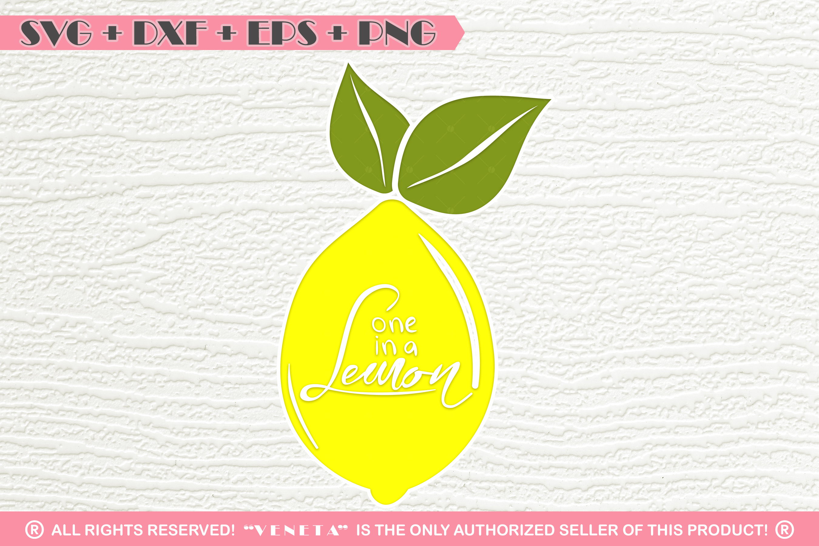 Download One in a Lemon | Summer |Quotes | SVG DXF EPS | Cutting ...
