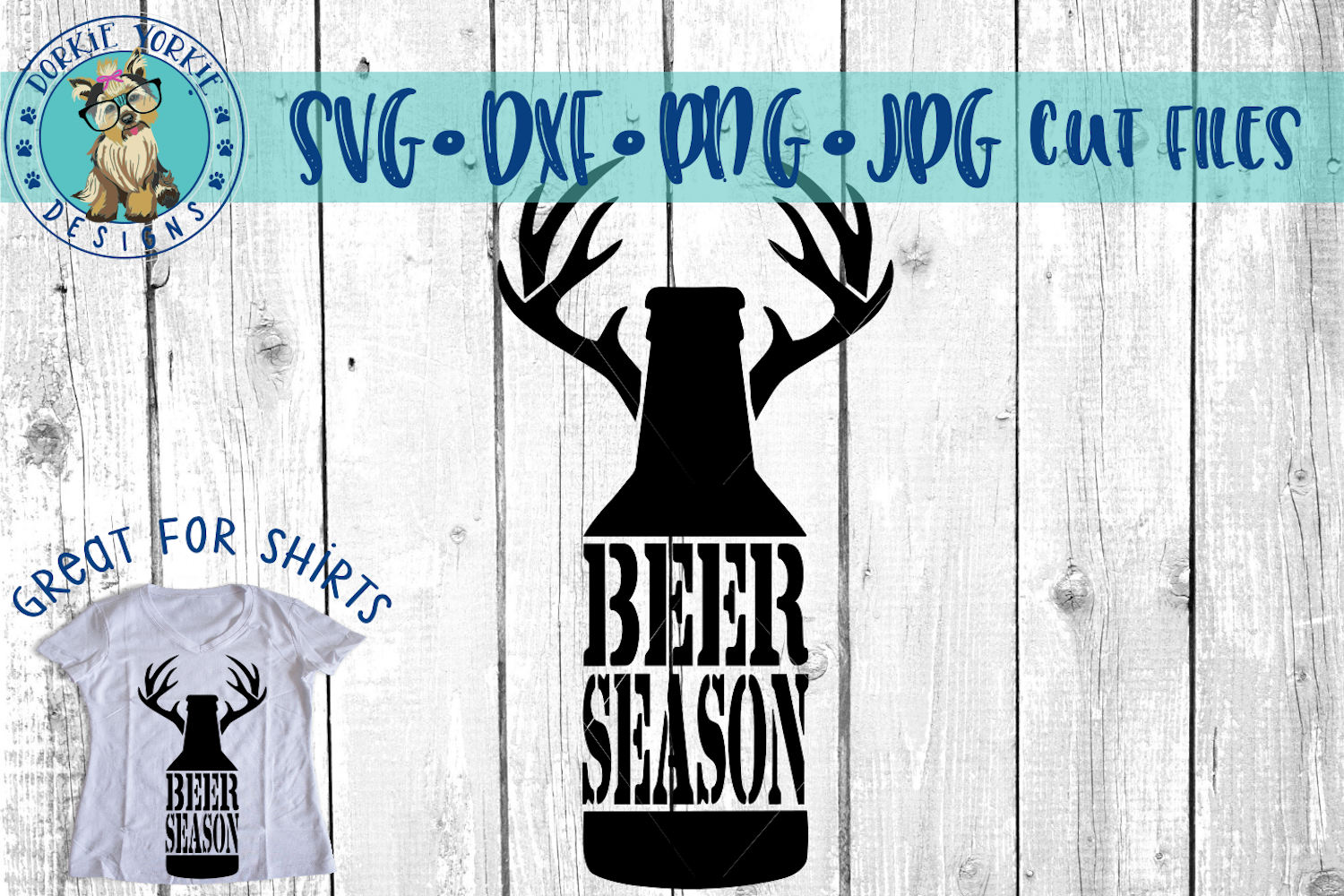 Beer Deer Season Cut File 46412 SVGs Design Bundles