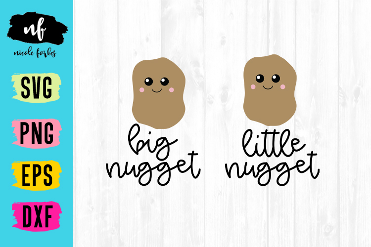 Download Little Nugget Mommy & Me SVG Cut File