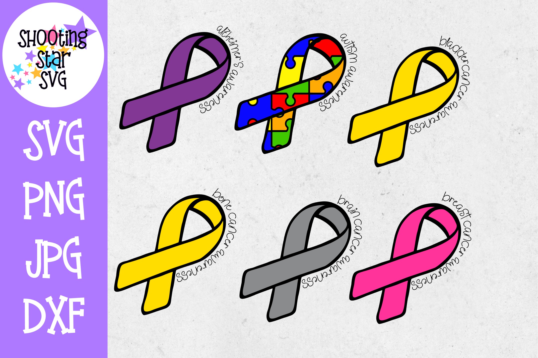 Download Awareness Ribbon Bundle - Cancer SVG - Cancer Ribbon SVG ...