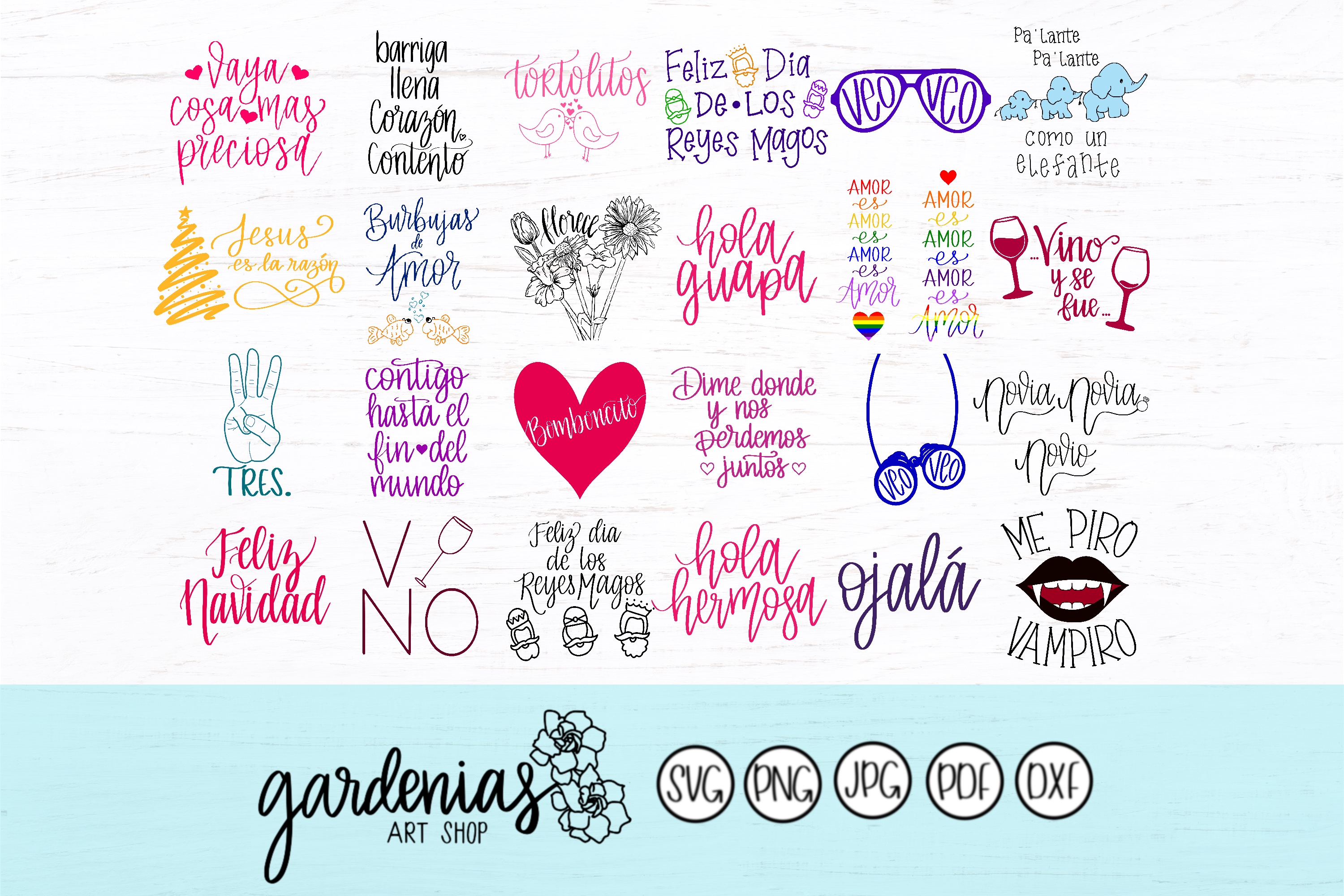 Download Spanish SVG Bundle | Spanish Cut Files | Archivos en ...