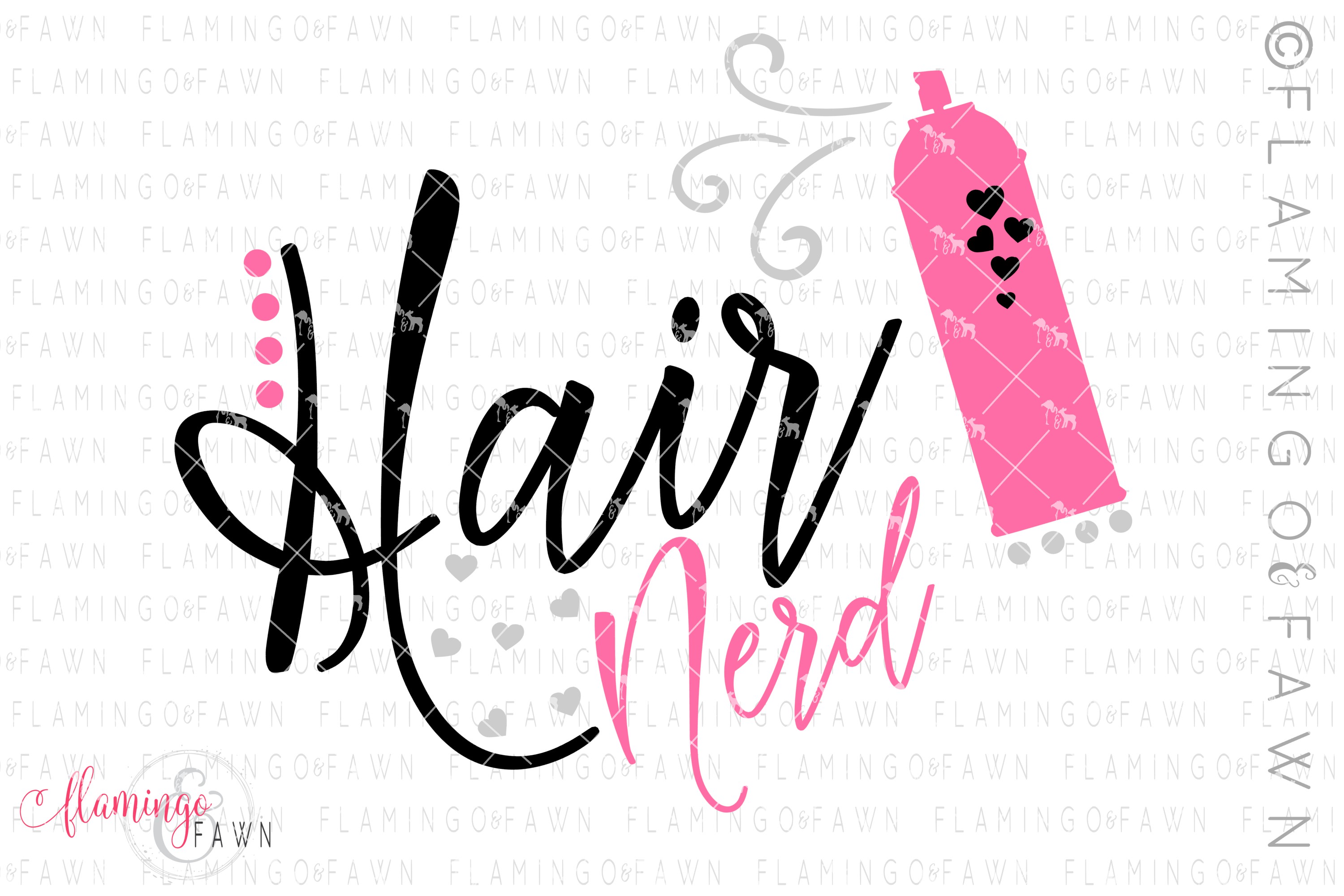Hair Stylist Svg Hair Nerd