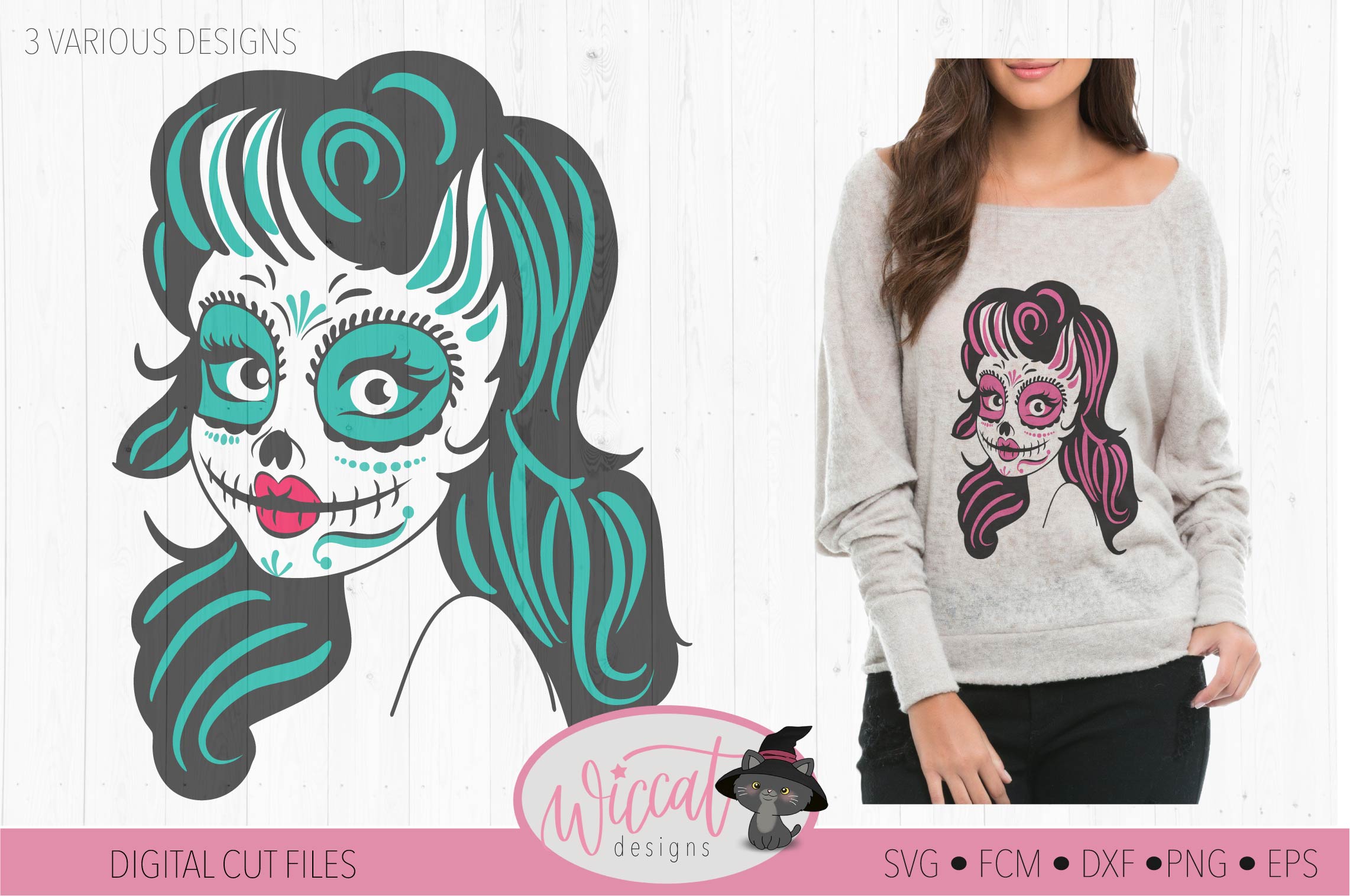 Sugar Skull svg, Woman svg, Dia de Muertos svg, girl svg,
