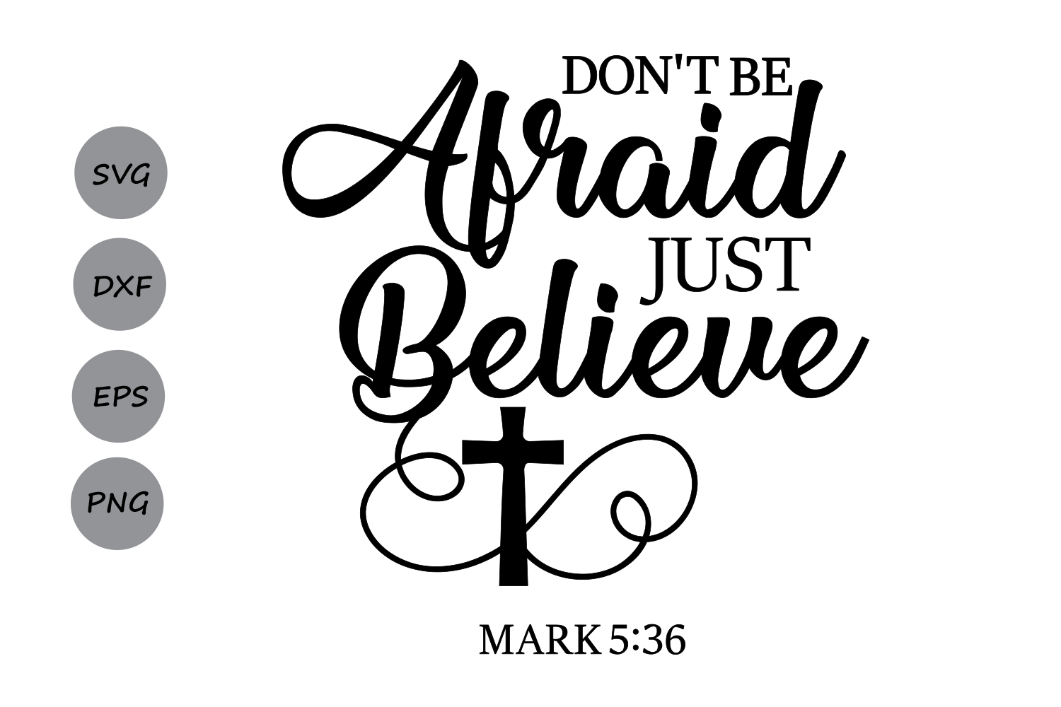 Download Don't be afraid just believe svg, Easter svg, Christian ...