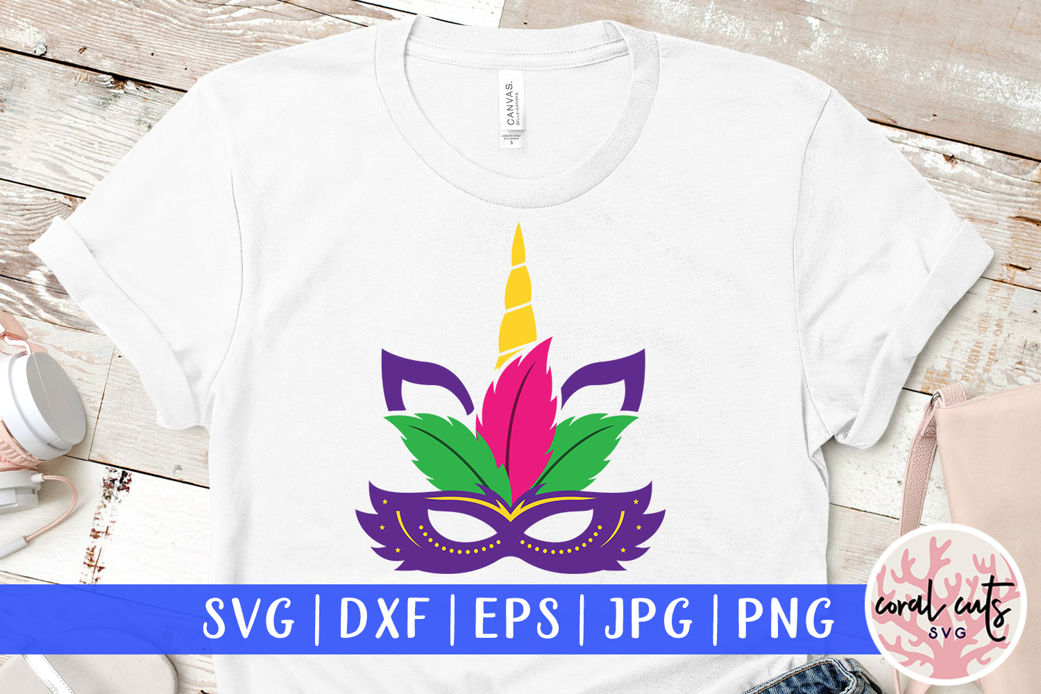 Download Unicorn Face Mardi Gras Mask - Unicorn SVG EPS DXF PNG ...