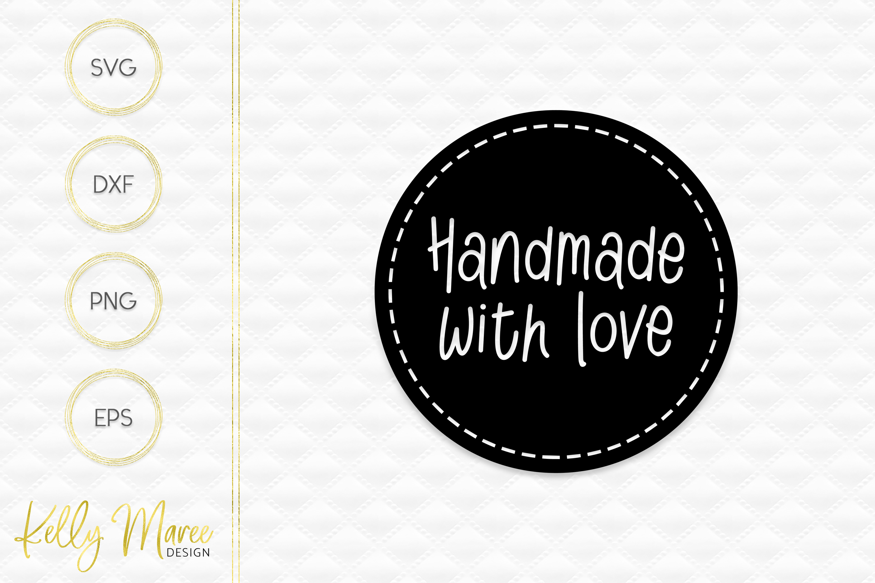 Handmade With Love SVG File | Cut File | Silhouette ...