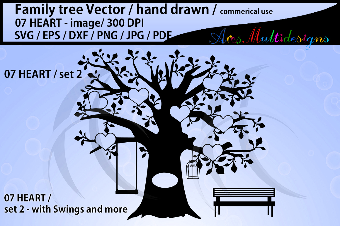 Download family tree silhouette SVG, EPS, Dxf, Png, Pdf, Jpg ...
