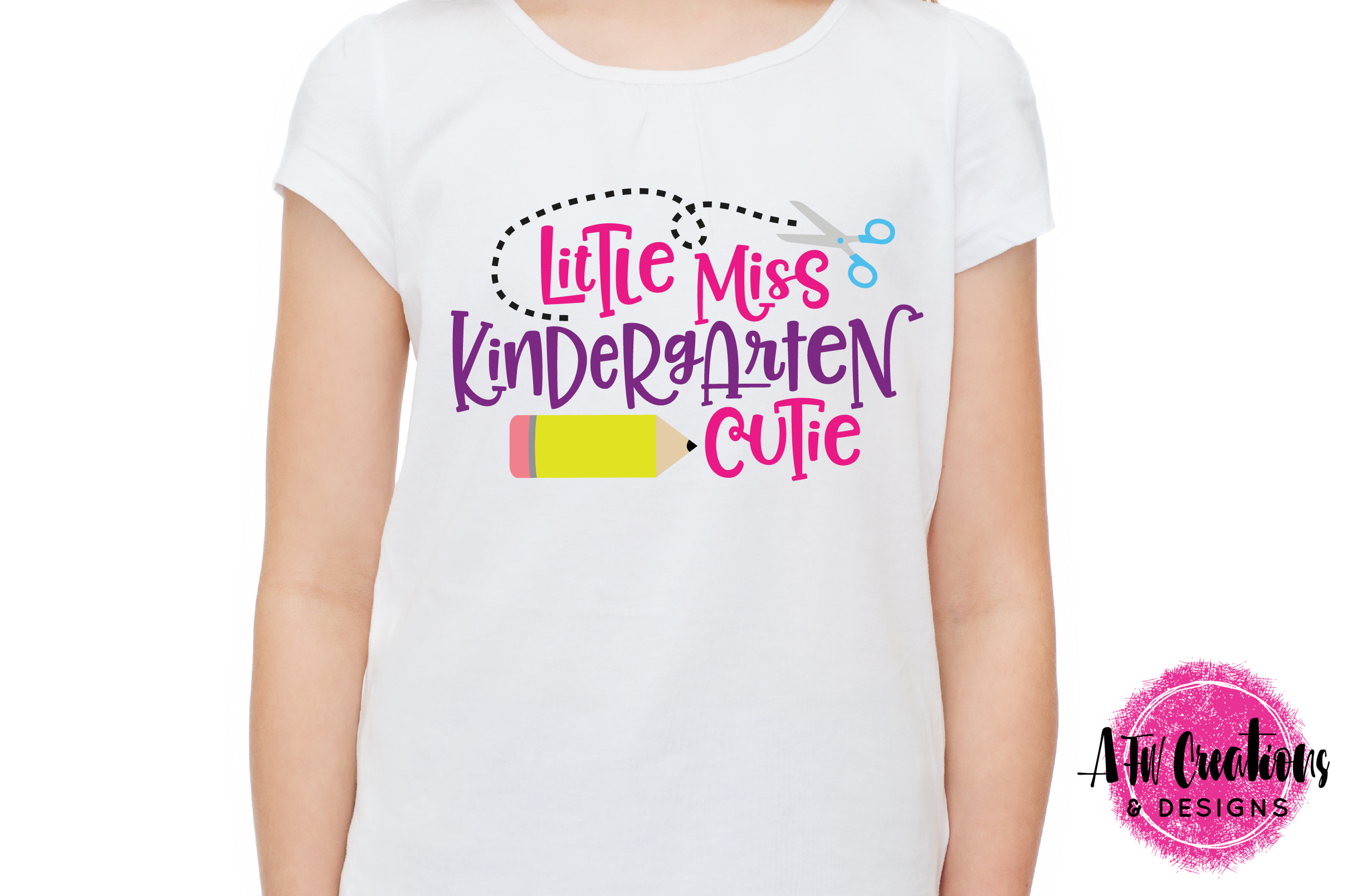 Download Lil Miss Kindergarten Cutie- SVG, DXF, EPS Cut Files ...
