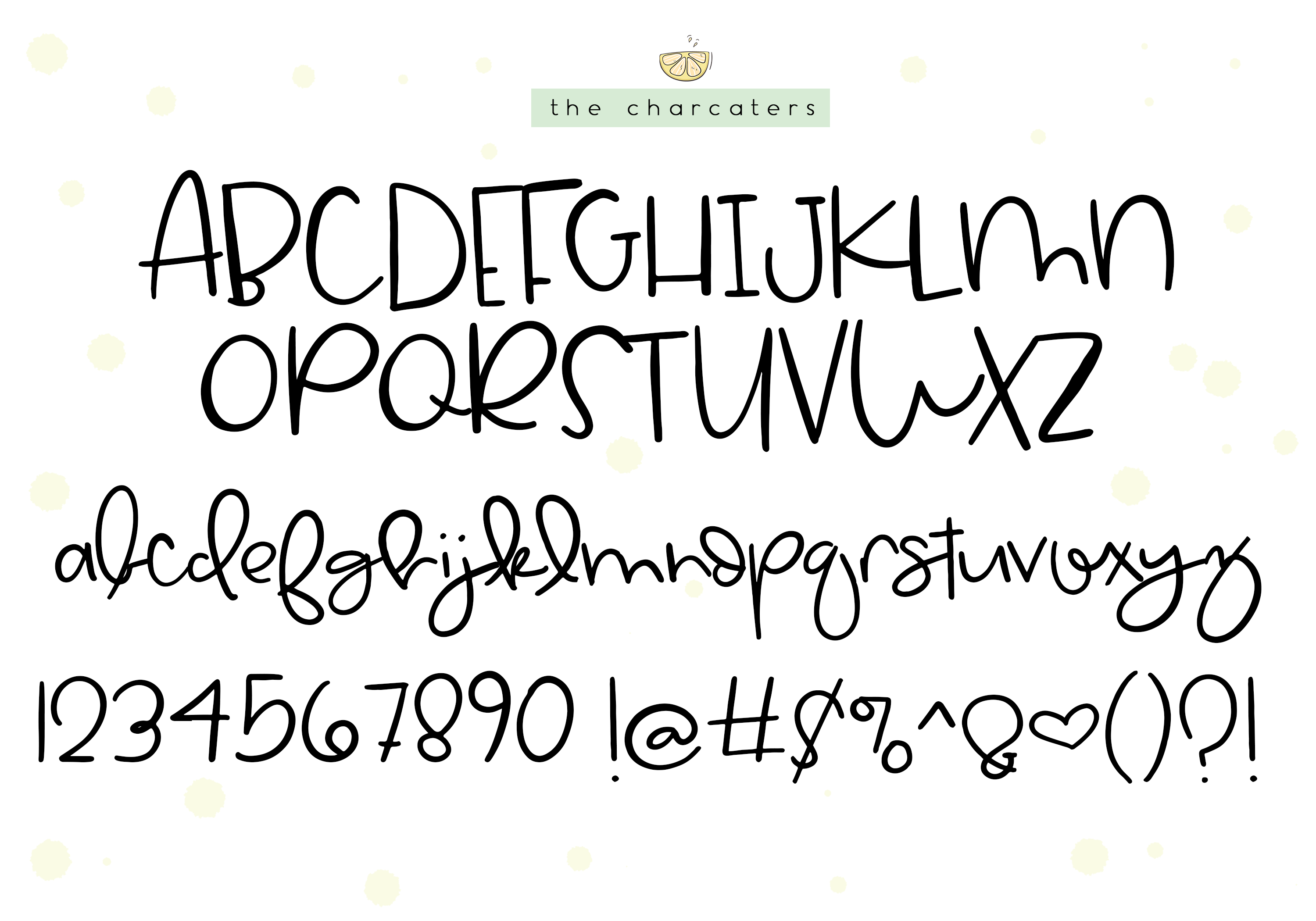 Lemondrop - A Cute and Quirky Font (106868) | Regular | Font Bundles