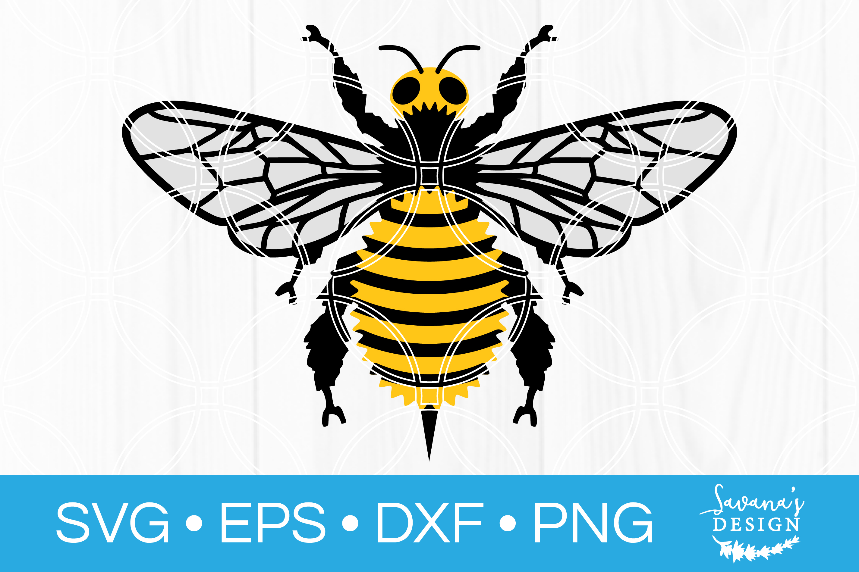 Bee SVG Honeybee Cut File Bumblebee DXF Bumble Honey SVG (255157 ...