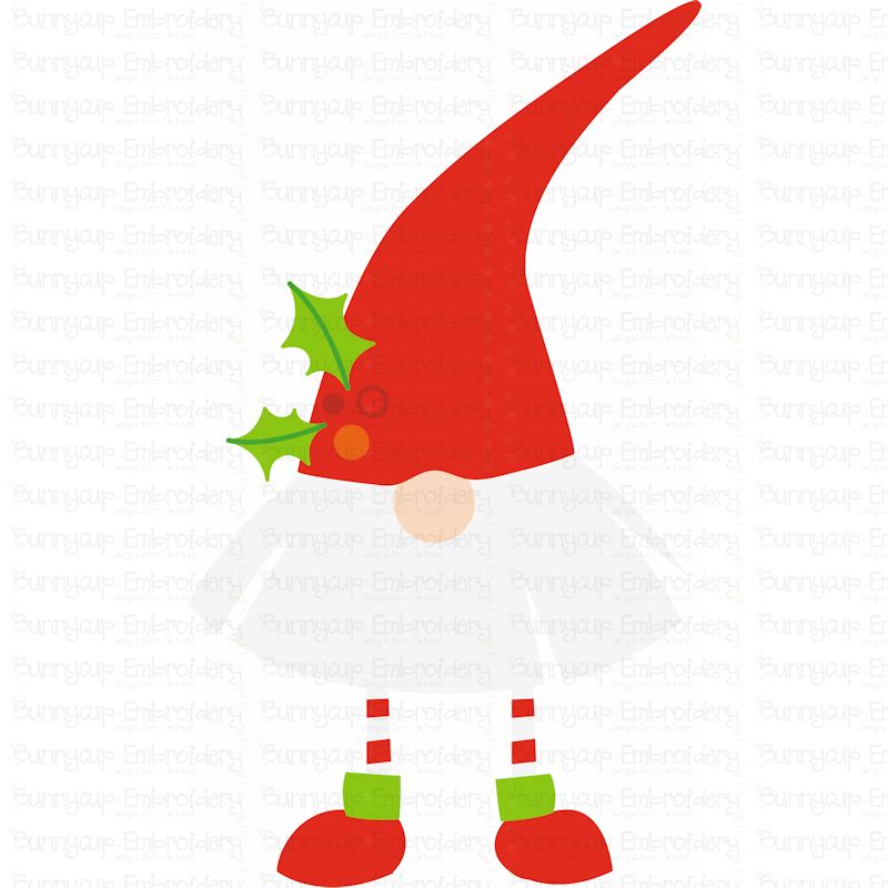 Download Whimsical Christmas Gnome - SVG, Clipart, Printable File
