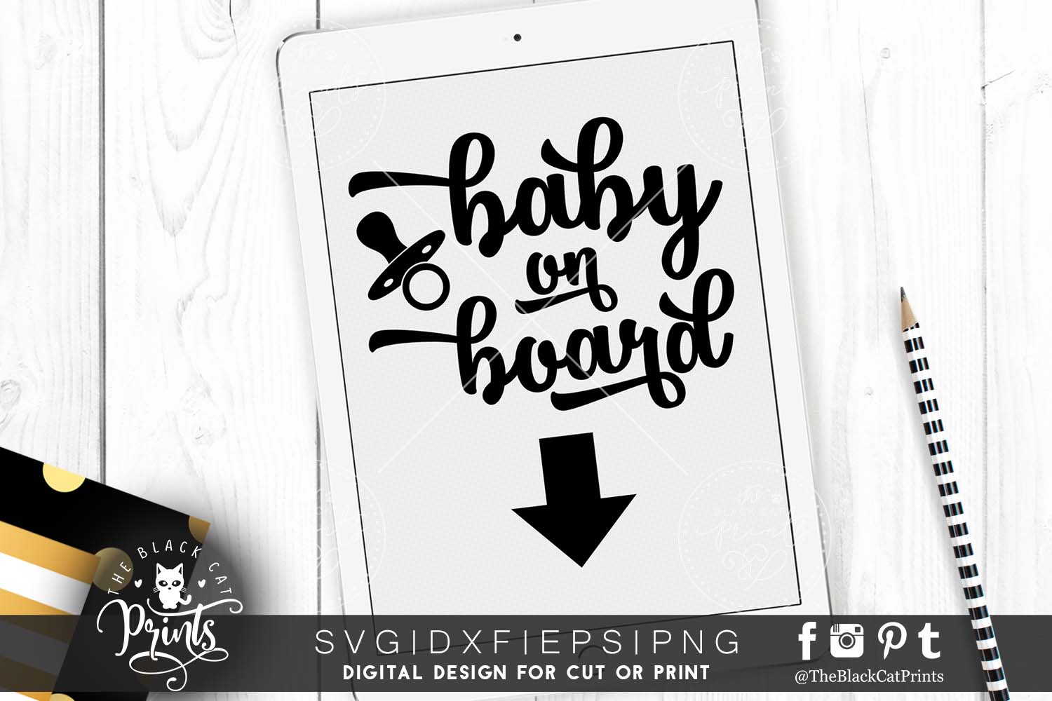 Download Baby on board SVG PNG EPS DXF (24192) | Cut Files | Design Bundles