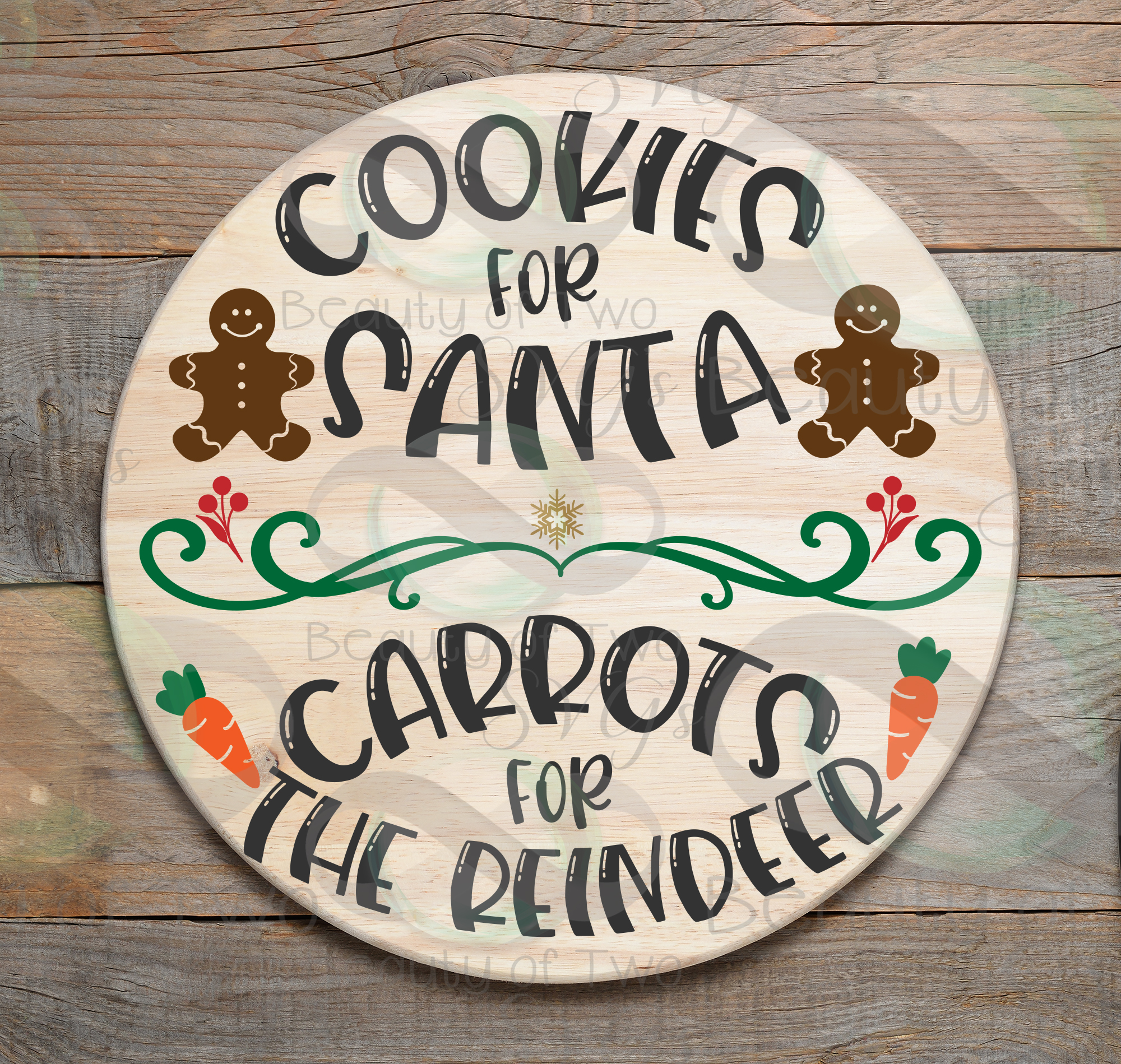 Download Christmas Cookies for Santa svg Carrots for the Reindeer svg