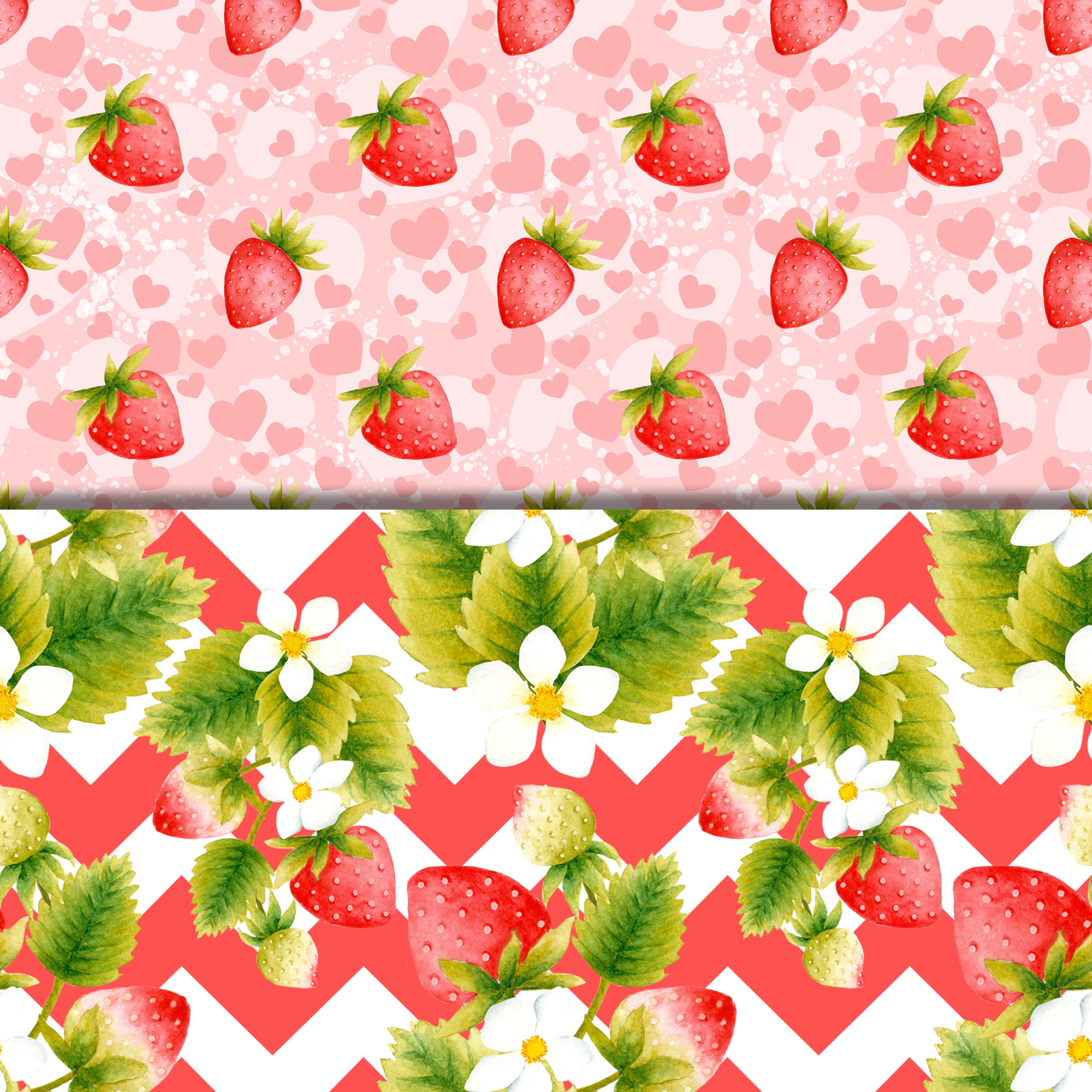 Strawberry patterns