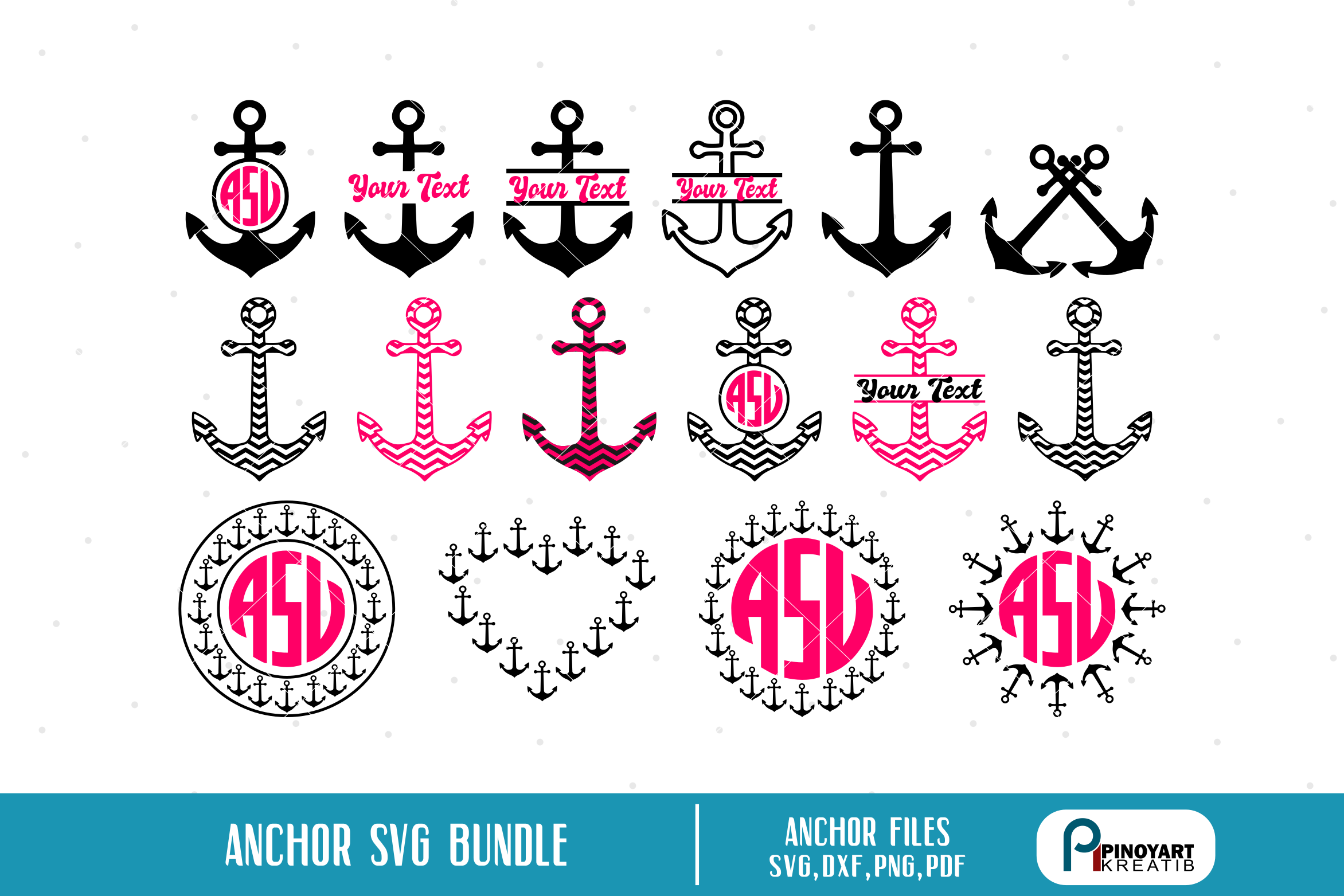 Download anchor svg,anchor svg file,anchor dxf file,anchor monogram