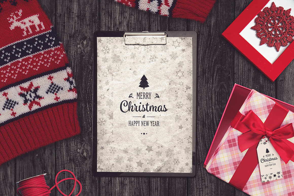 Download Christmas Mock-up Pack #5 (49191) | Mock Ups | Design Bundles