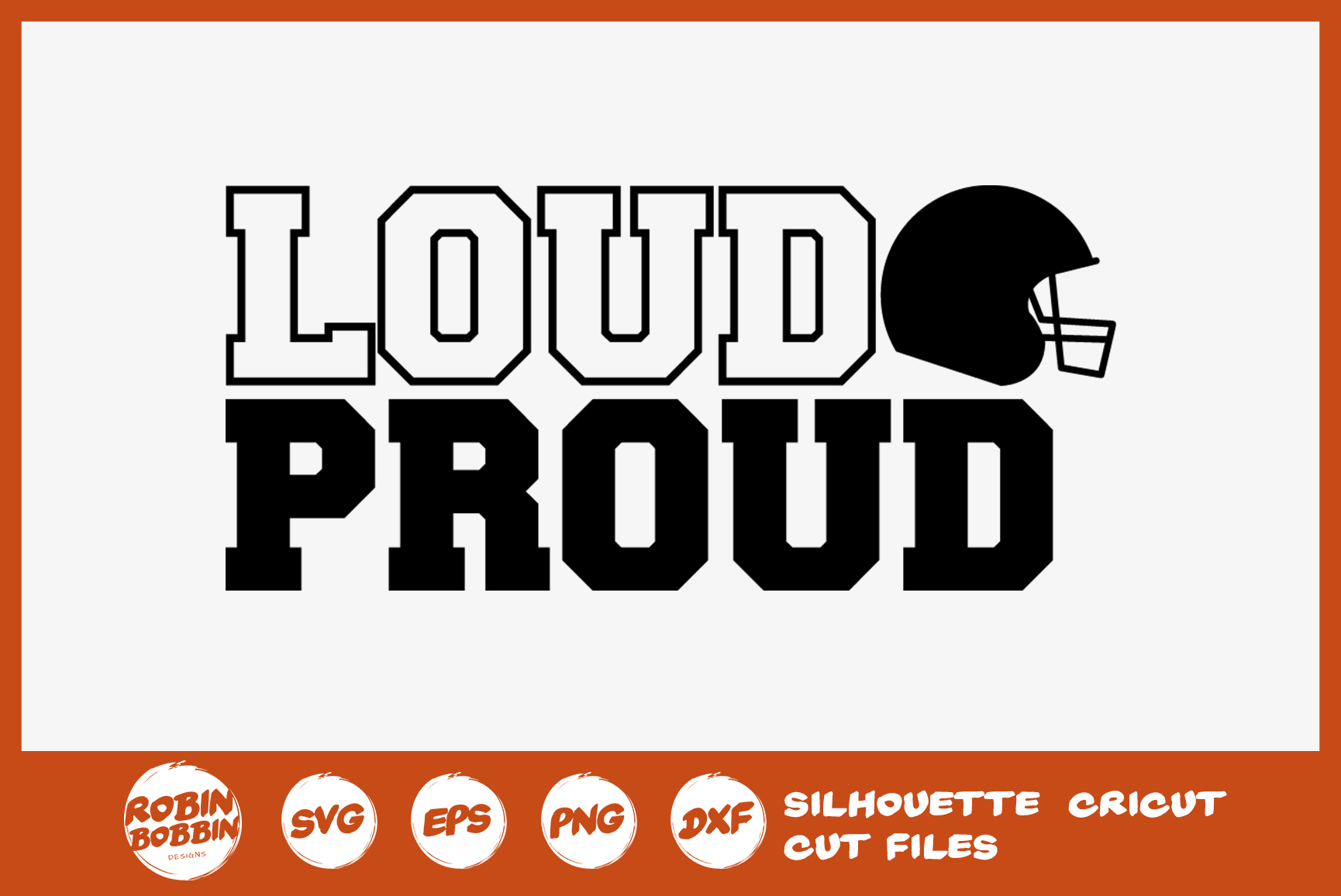 Download Loud Proud SVG - Football SVG (344292) | Cut Files ...