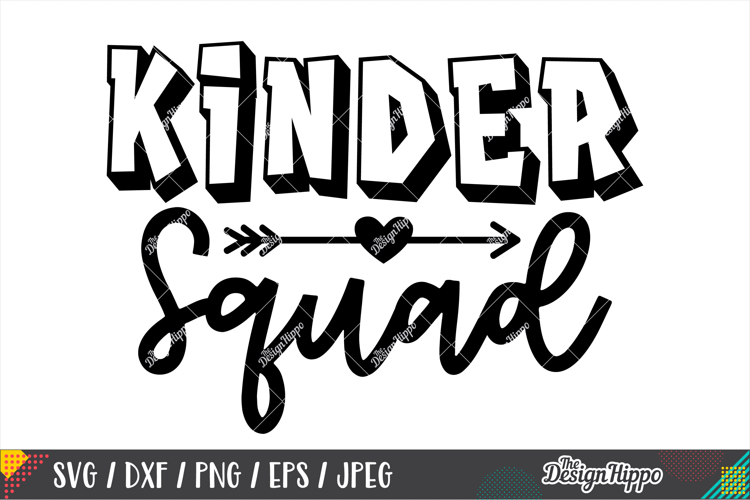 Download Kinder Squad SVG, Kindergarten SVG DXF PNG Cricut Cut ...