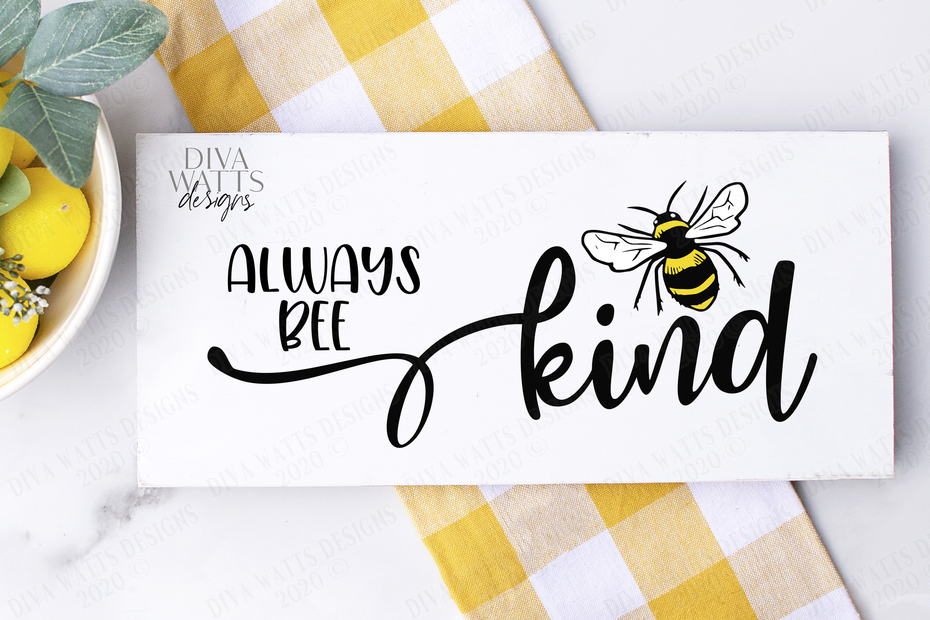Always Bee Kind - Bumble - Be Kind - Honey Bee SVG PNG EPS