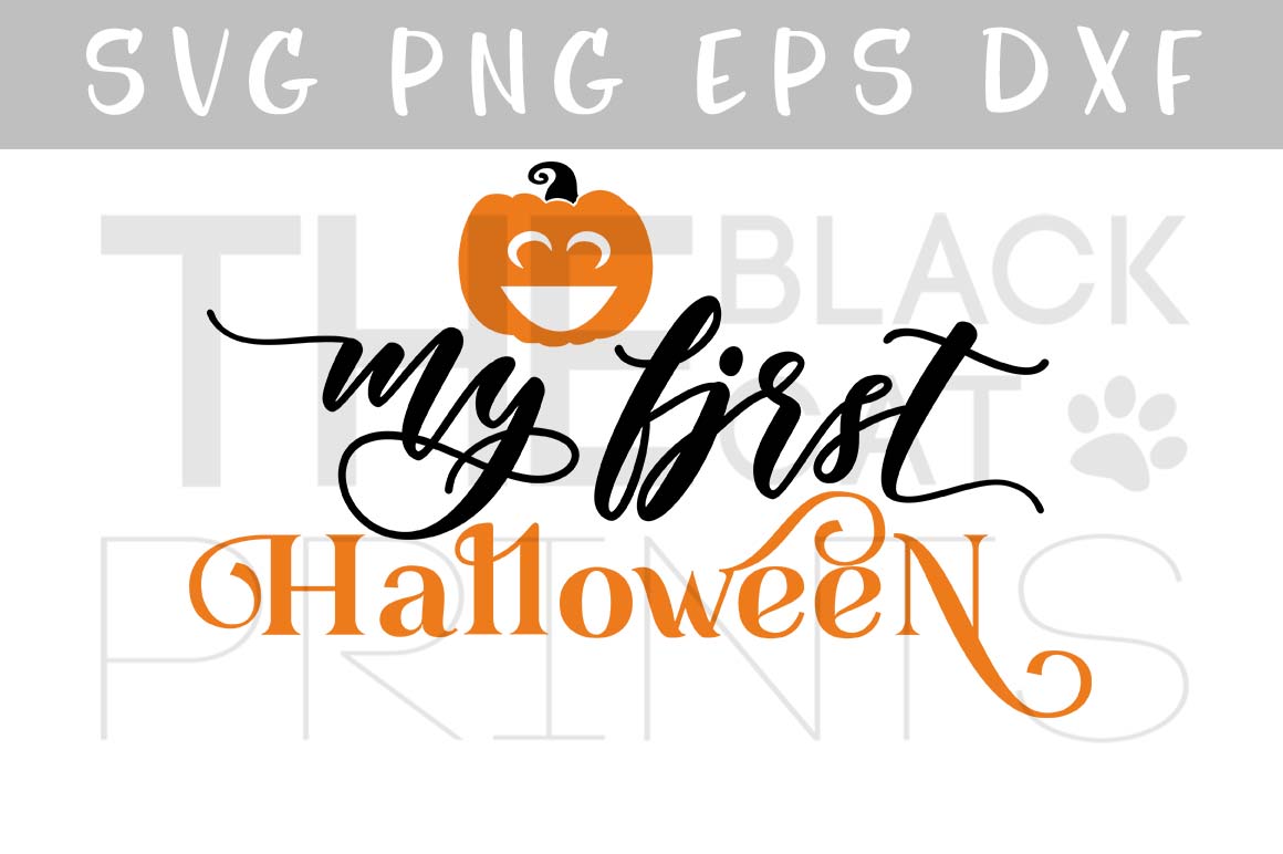 Download My first Halloween SVG DXF EPS PNG Baby Halloween designs